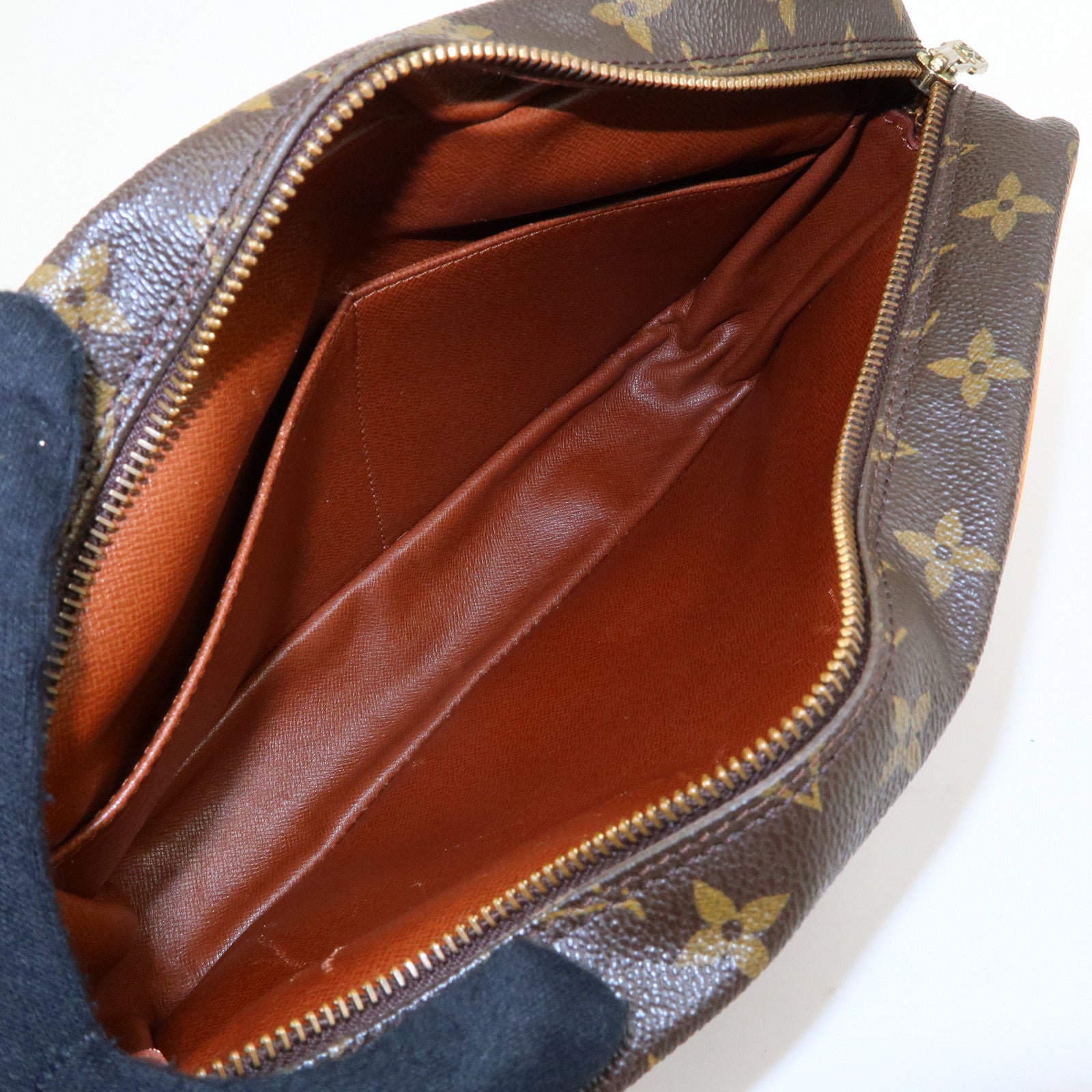 Louis Vuitton Monogram Compiegne 28 Pouch Clutch Bag Brown M51845