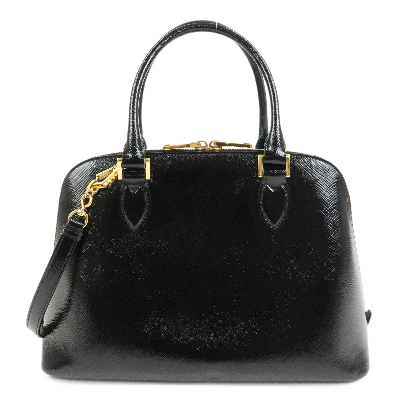 PRADA Promenade Small 2Way Bag Hand Bag Black BL0838