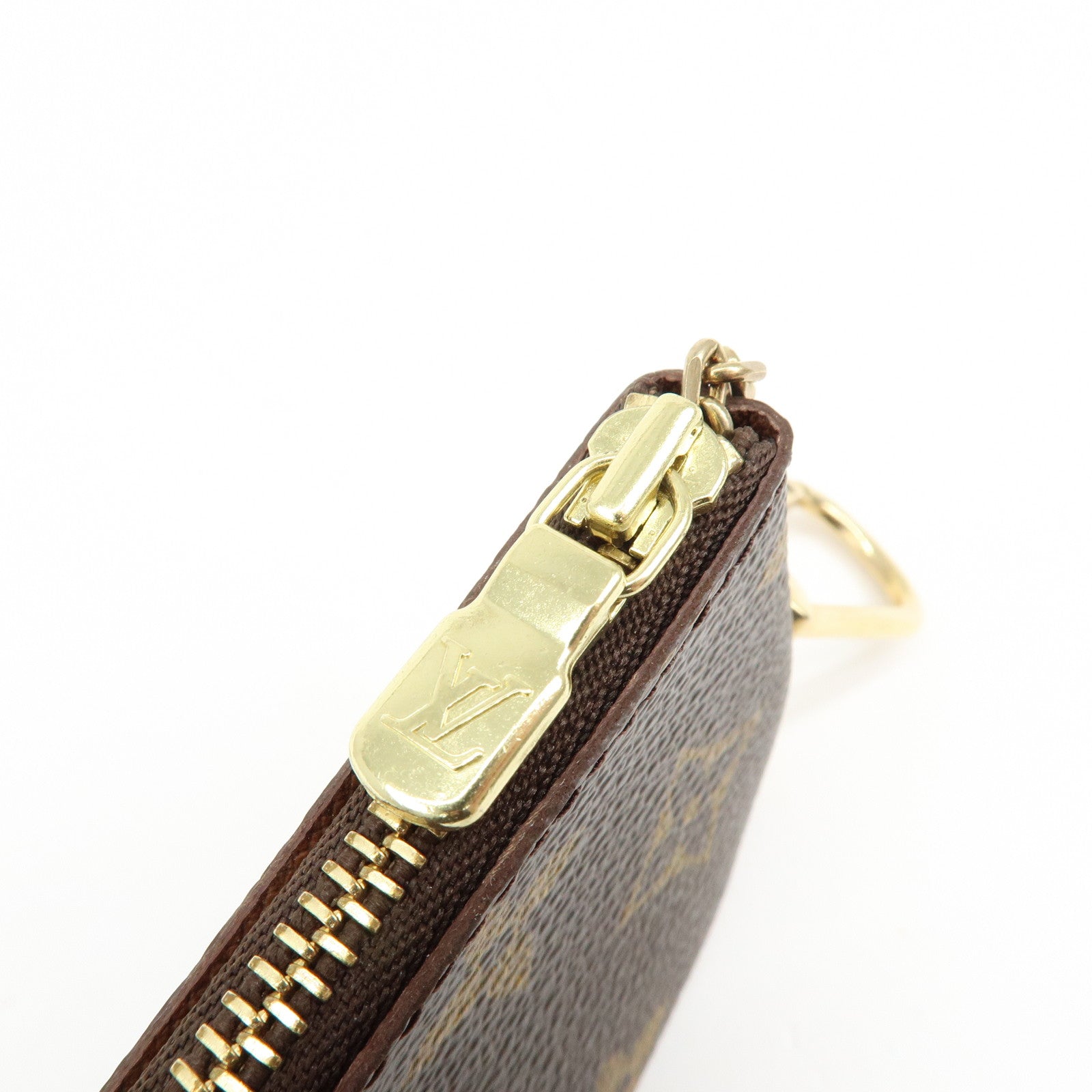 Louis Vuitton Monogram Pochette Cles Coin Case Key Case M62650
