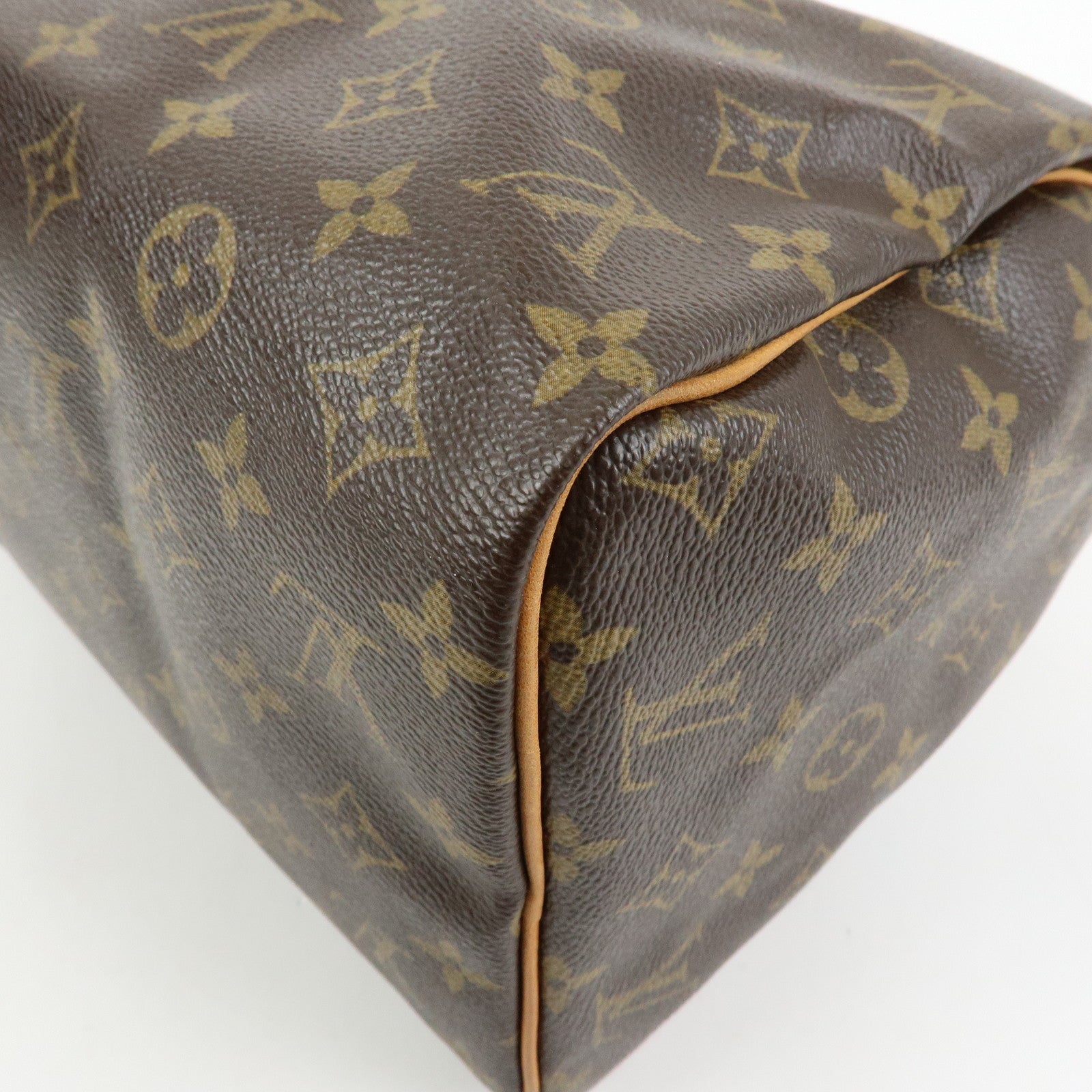 Louis Vuitton Monogram Speedy 30 Boston Bag Hand Bag Brown M41526