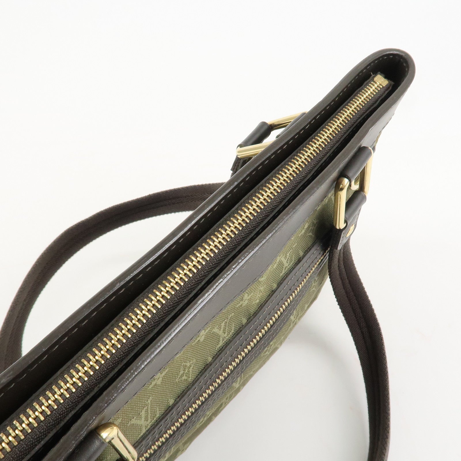 Louis Vuitton Monogram Mini Lucille PM Hand Bag TST Khaki M92682 Used