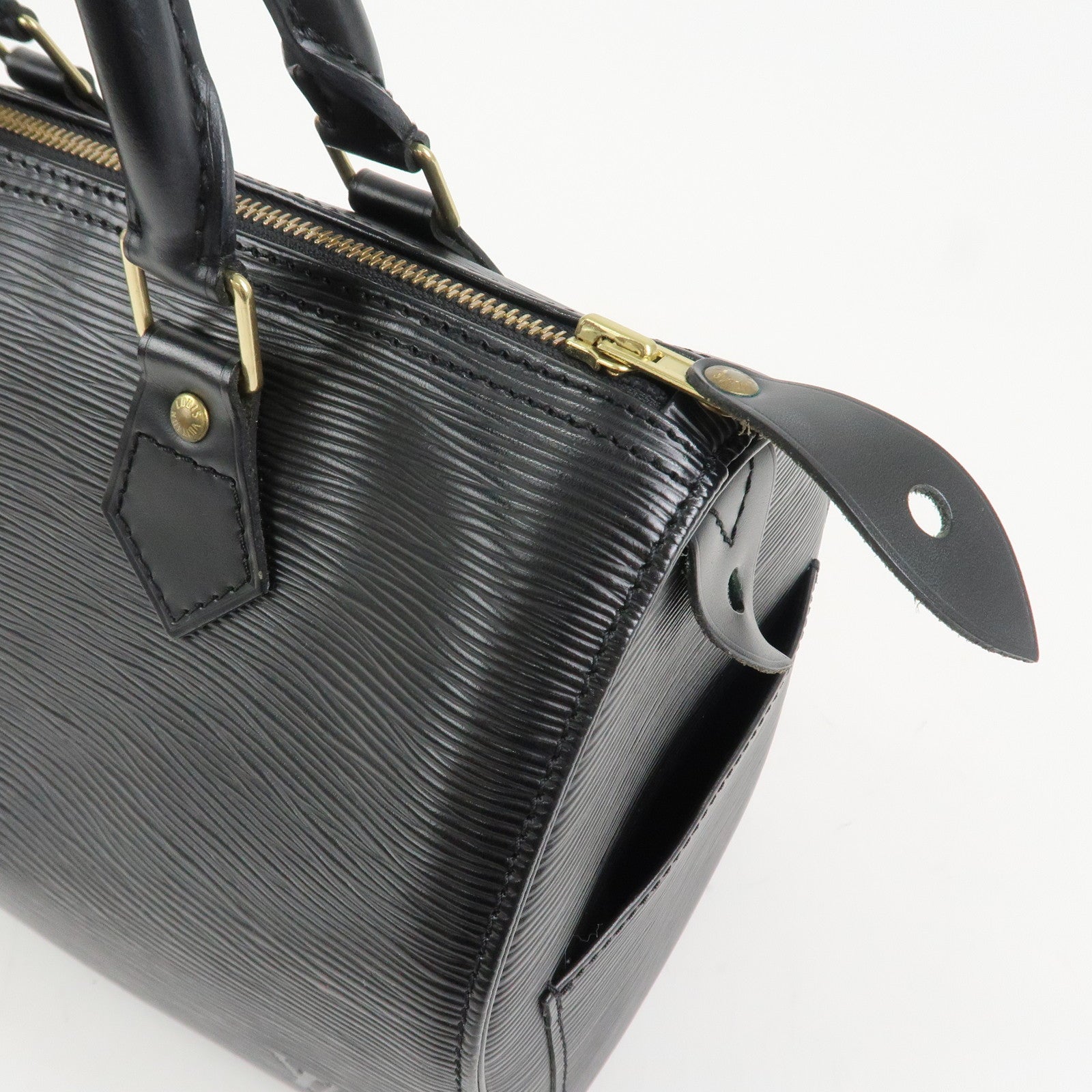 Louis Vuitton Epi Leather Speedy 25 Hand Bag Boston Bag Noir M59032