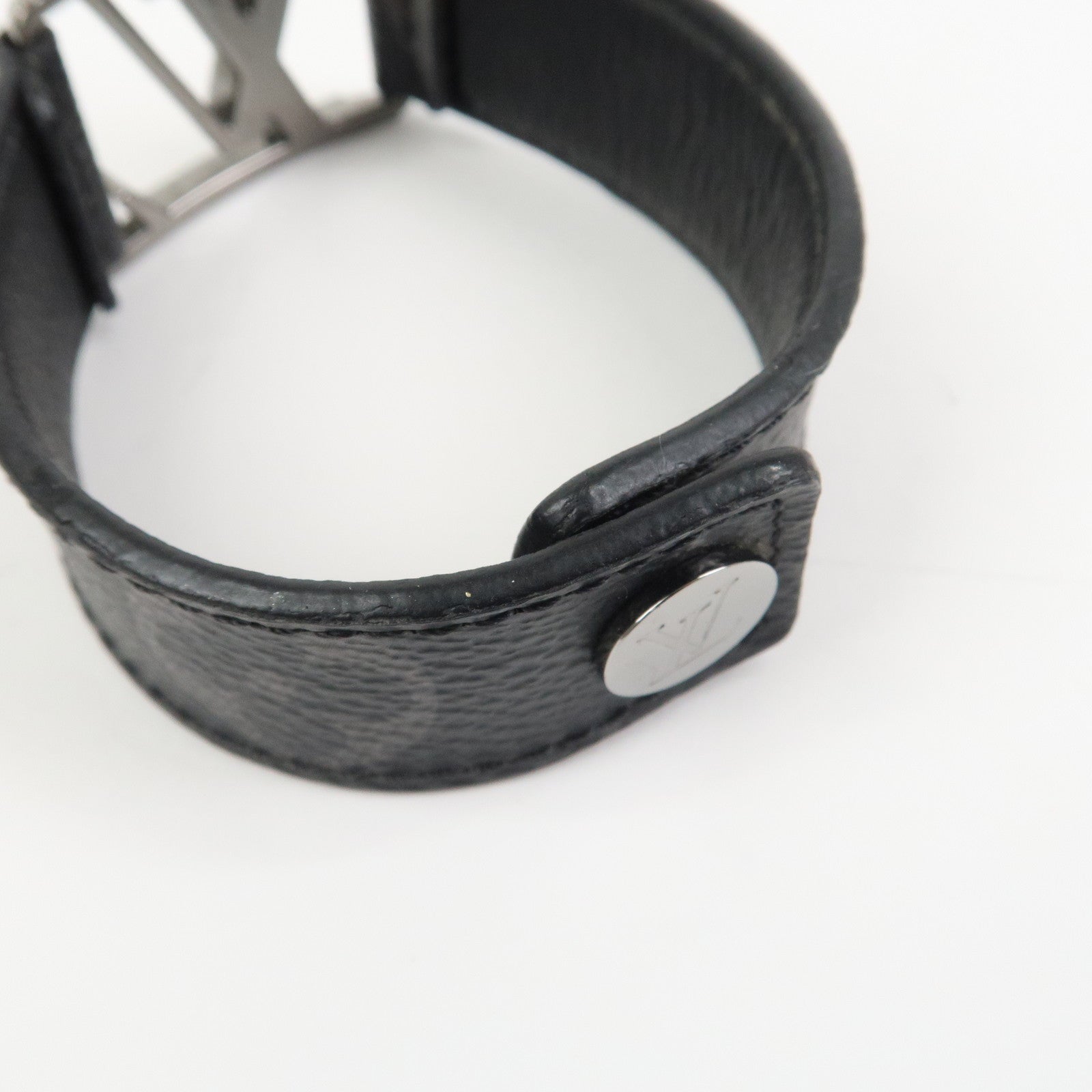 Louis Vuitton Monogram Eclips Hockenheim Bracelet Noir Black M6295