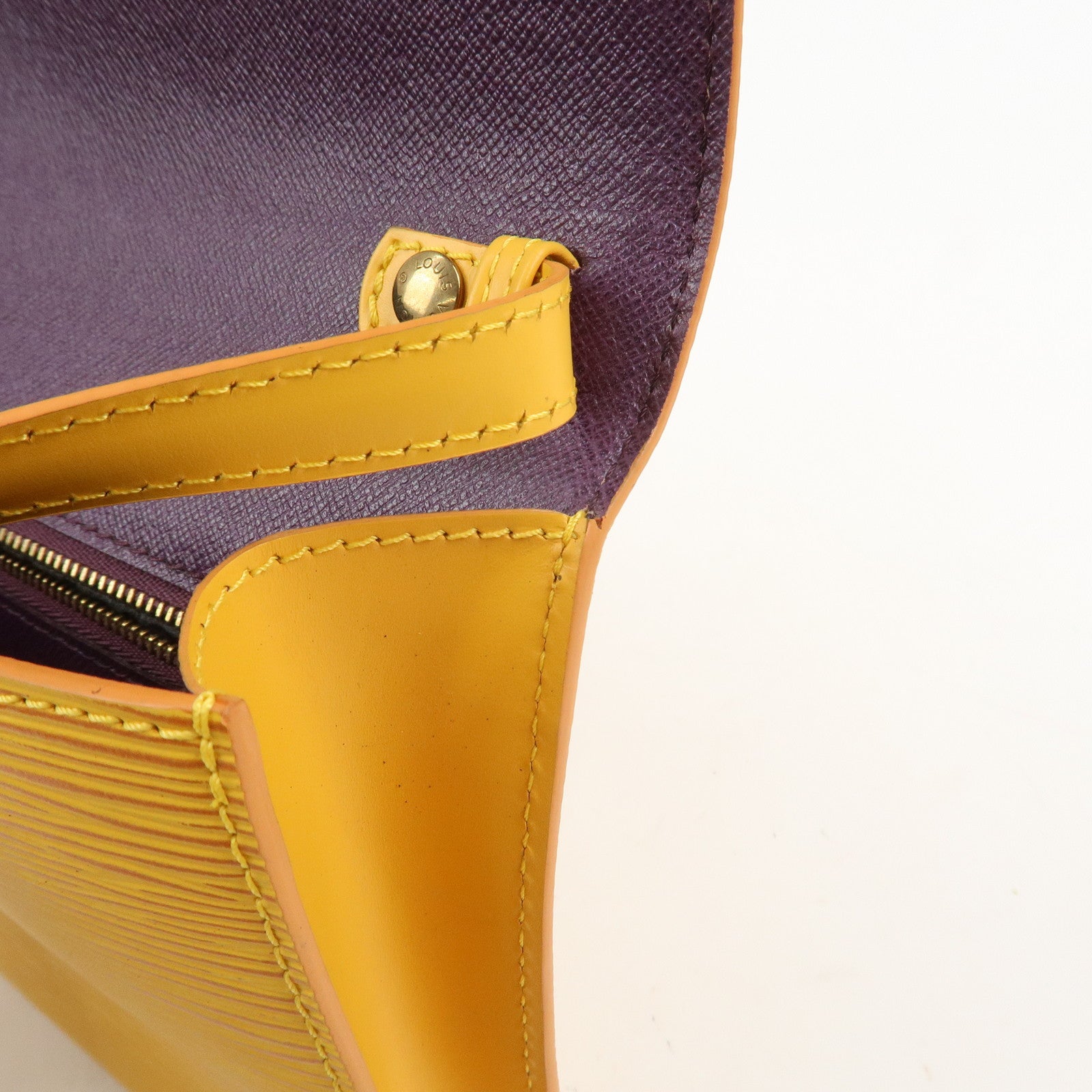 Louis Vuitton Epi Pochette Arche Shoulder Bag Tassili Yellow M52579
