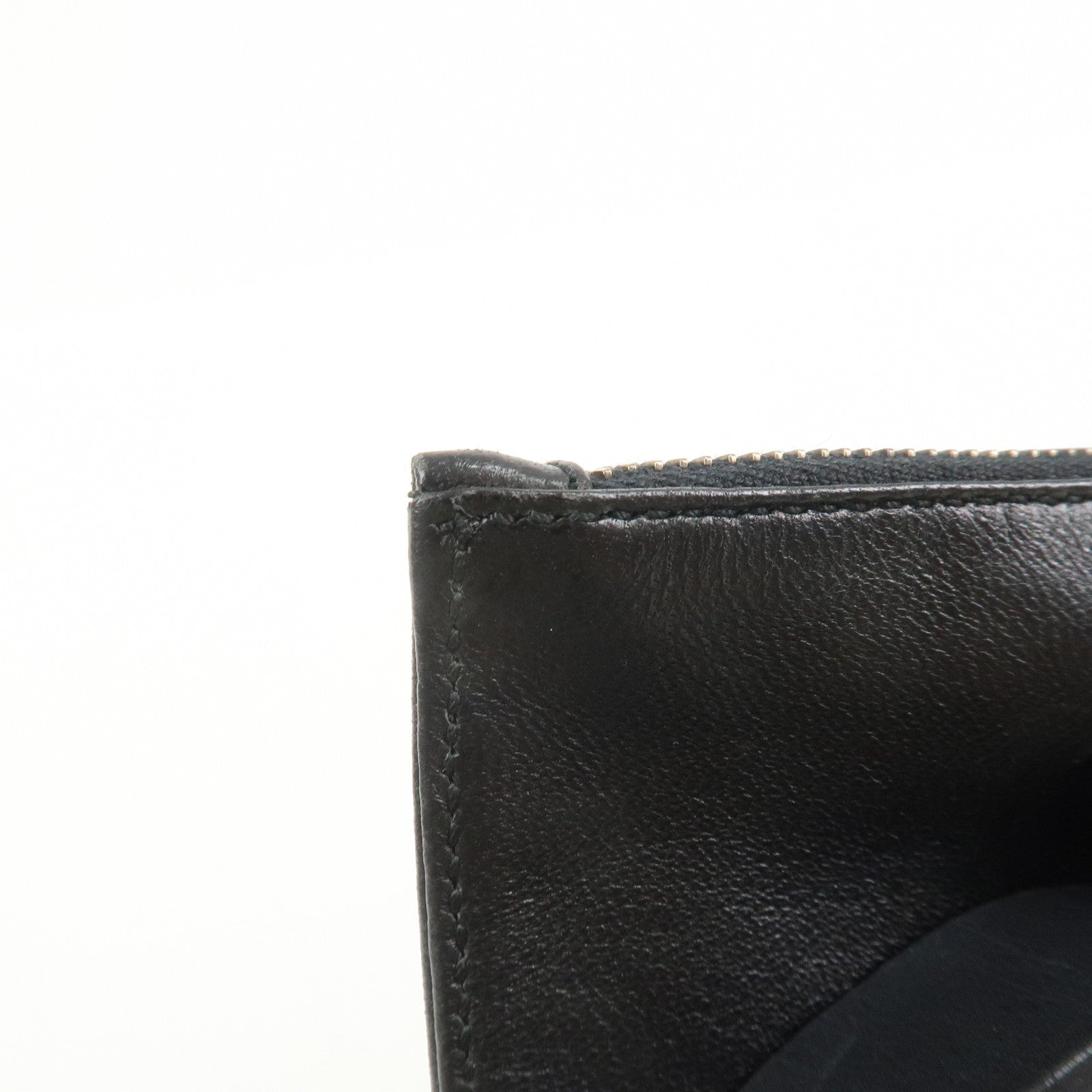 GUCCI Leather Waist Pouch Body Bag Black 037.1312