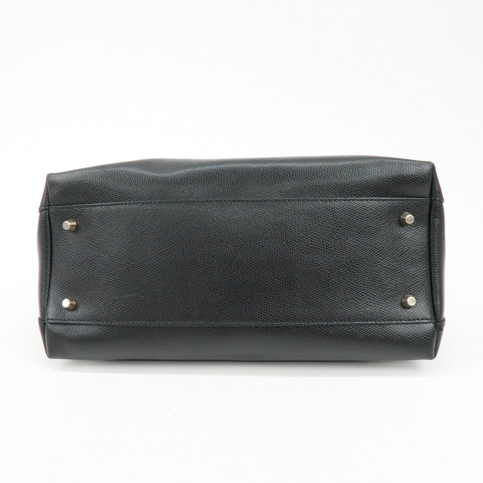 FURLA Set of 2 Leather 2Way Bag Hand Bag Shoulder Bag Black Blue