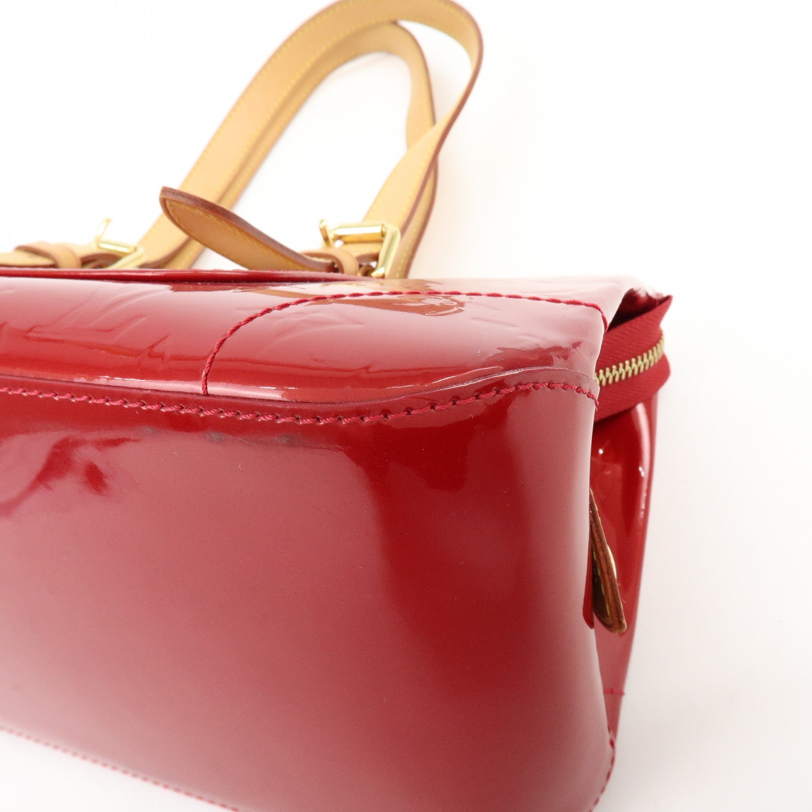 Louis Vuitton Vernis Rosewood Avenue Hand Bag Pomme DAmour M93507