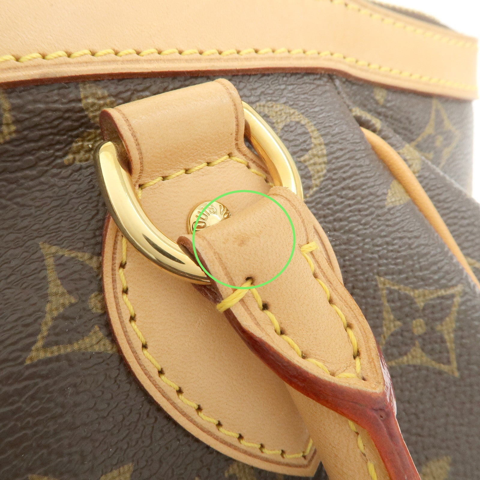 Louis Vuitton Monogram Tivoli PM Hand Bag Shoulder Bag Brown M40143