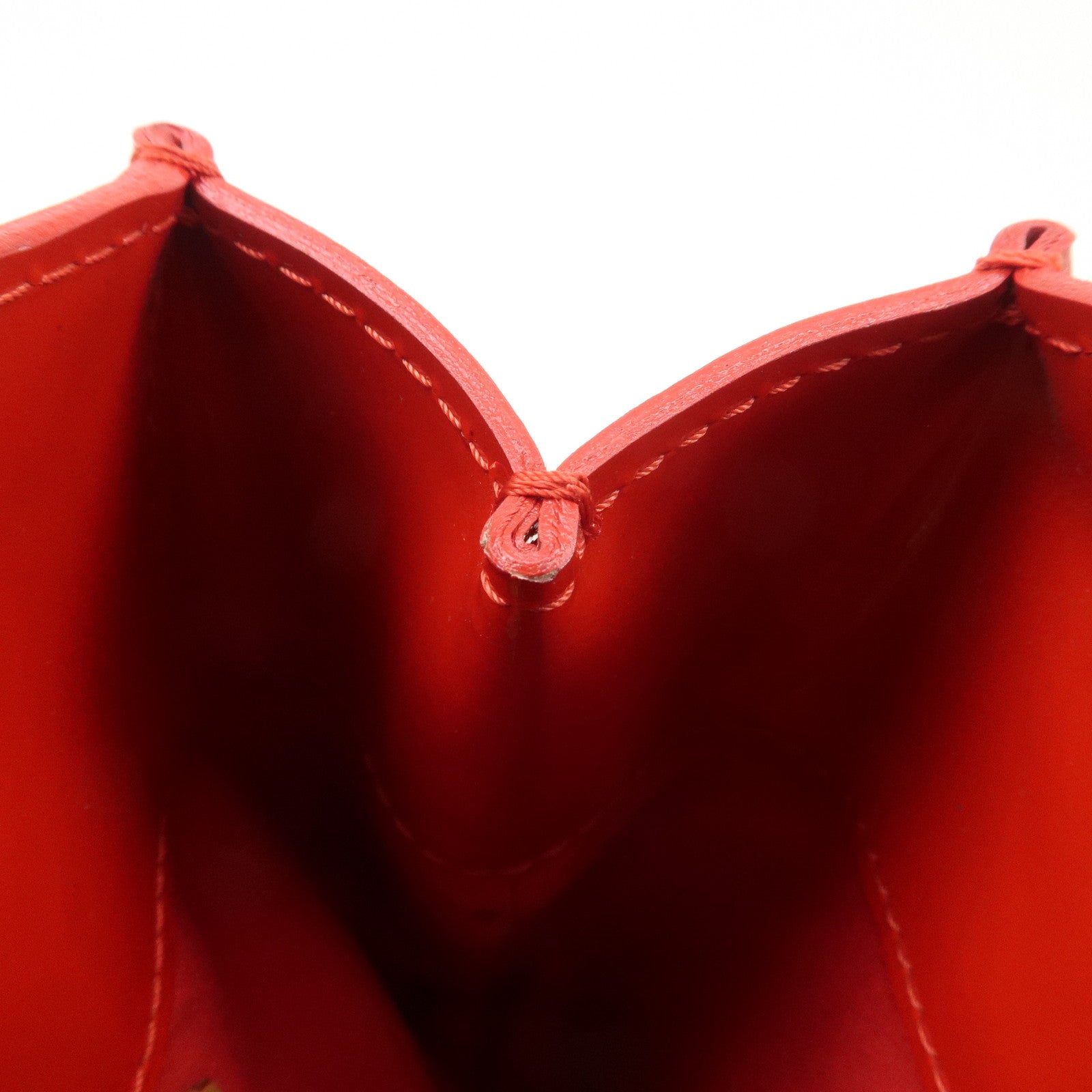 Louis Vuitton Monogram Vernis Lead PM Hand Bag Rouge M91088 Used