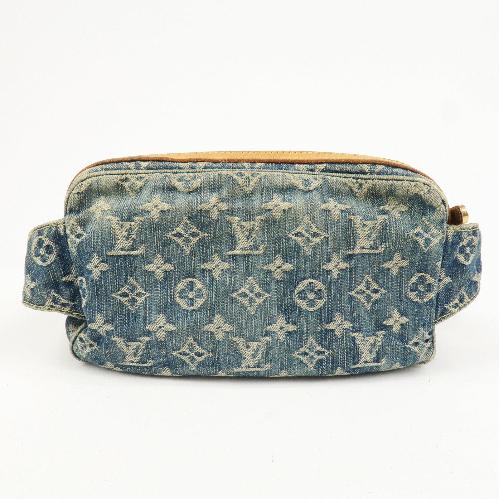 Louis Vuitton Monogram Denim Bum Bag Waist Bag Blue M95347