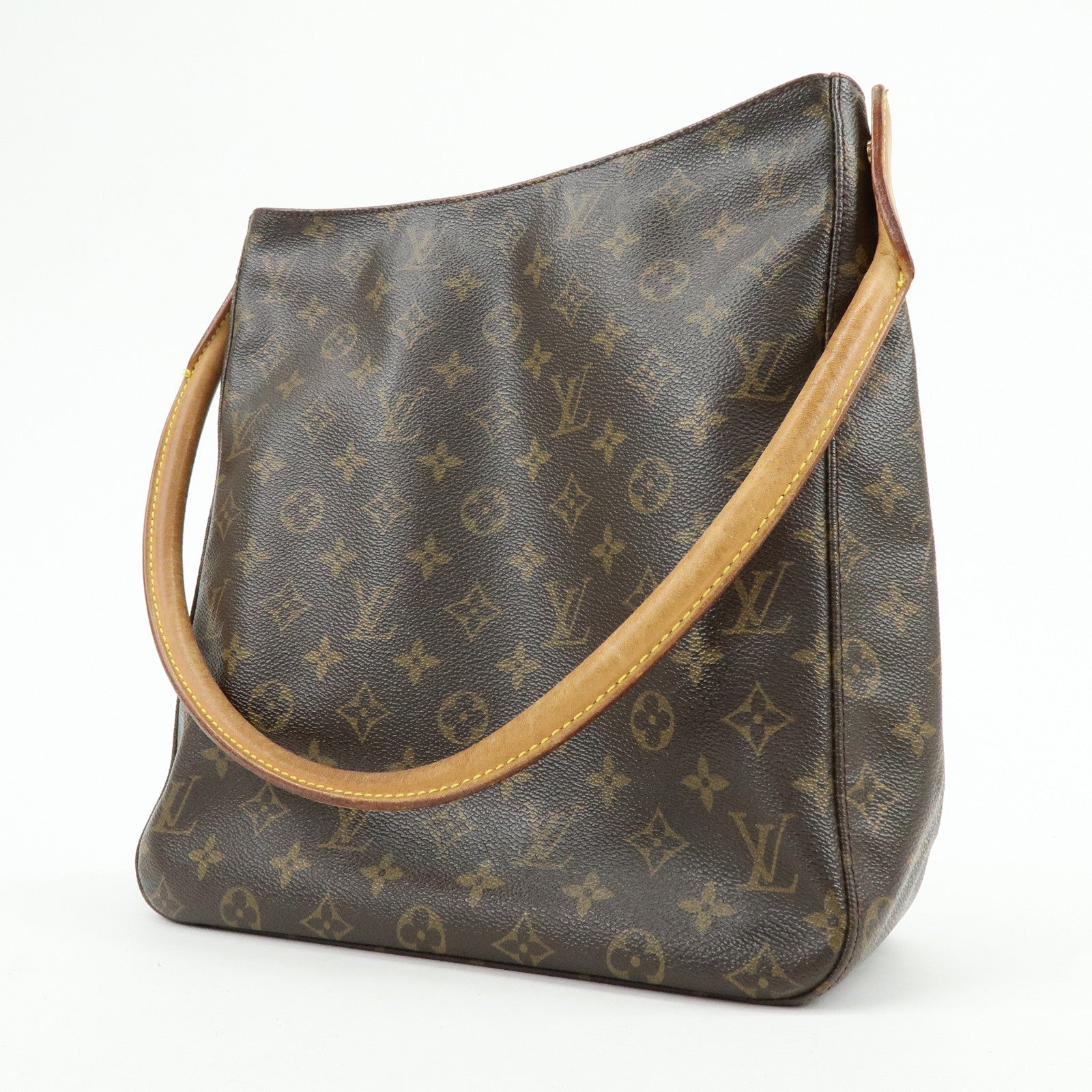 Louis Vuitton Monogram Looping GM Shoulder Bag Brown M51145