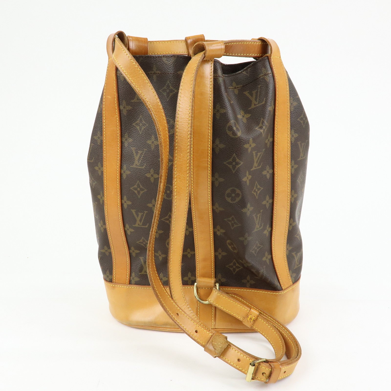 Louis Vuitton Monogram Randonnee PM Shoulder Bag Brown M42243
