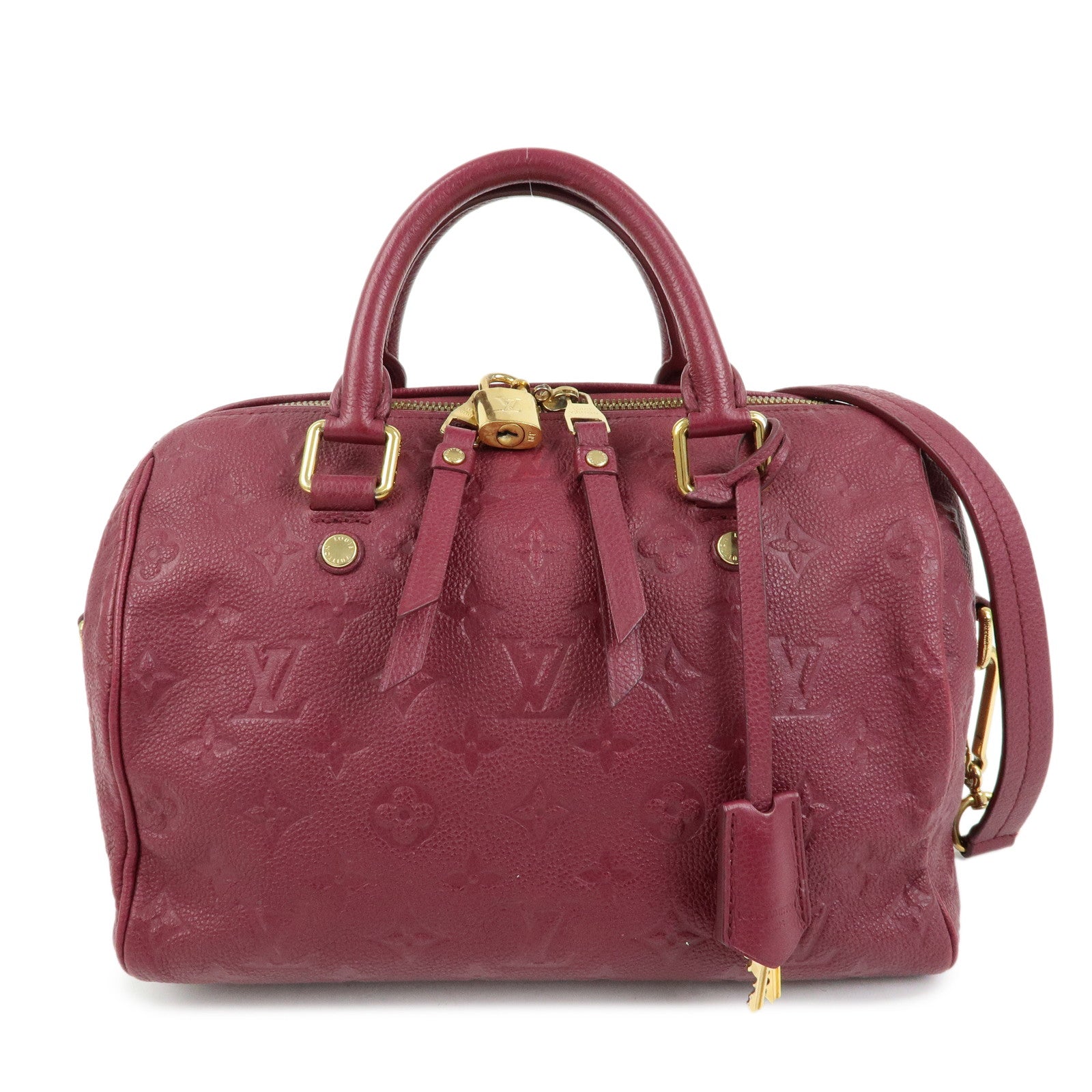 Louis Vuitton Monogram Empreinte Speedy Bandouliere 25 M40764