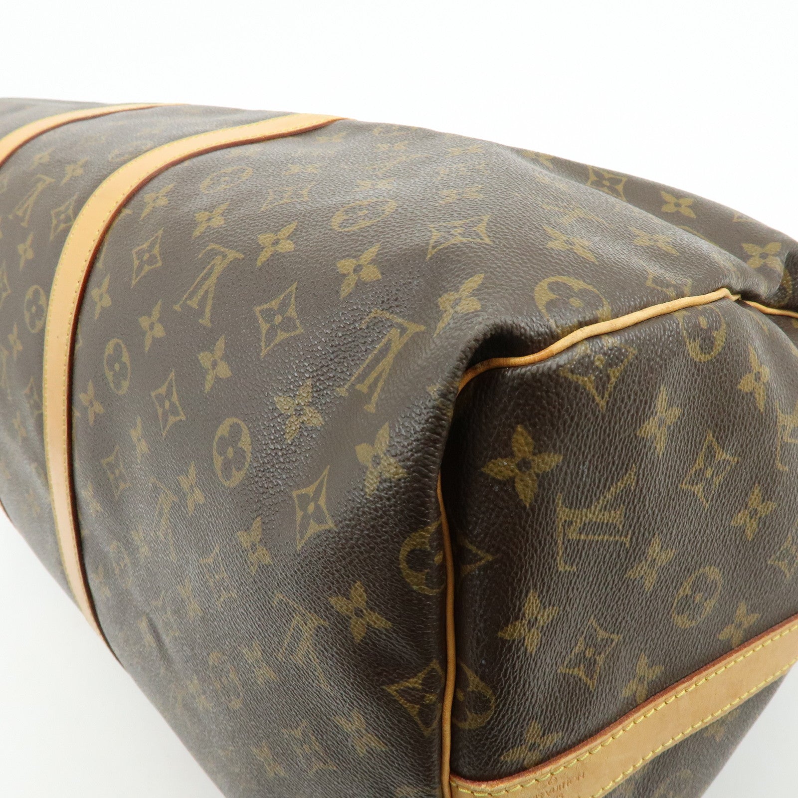 Louis Vuitton Monogram Keep All Bandouliere 50 Boston Bag M41416