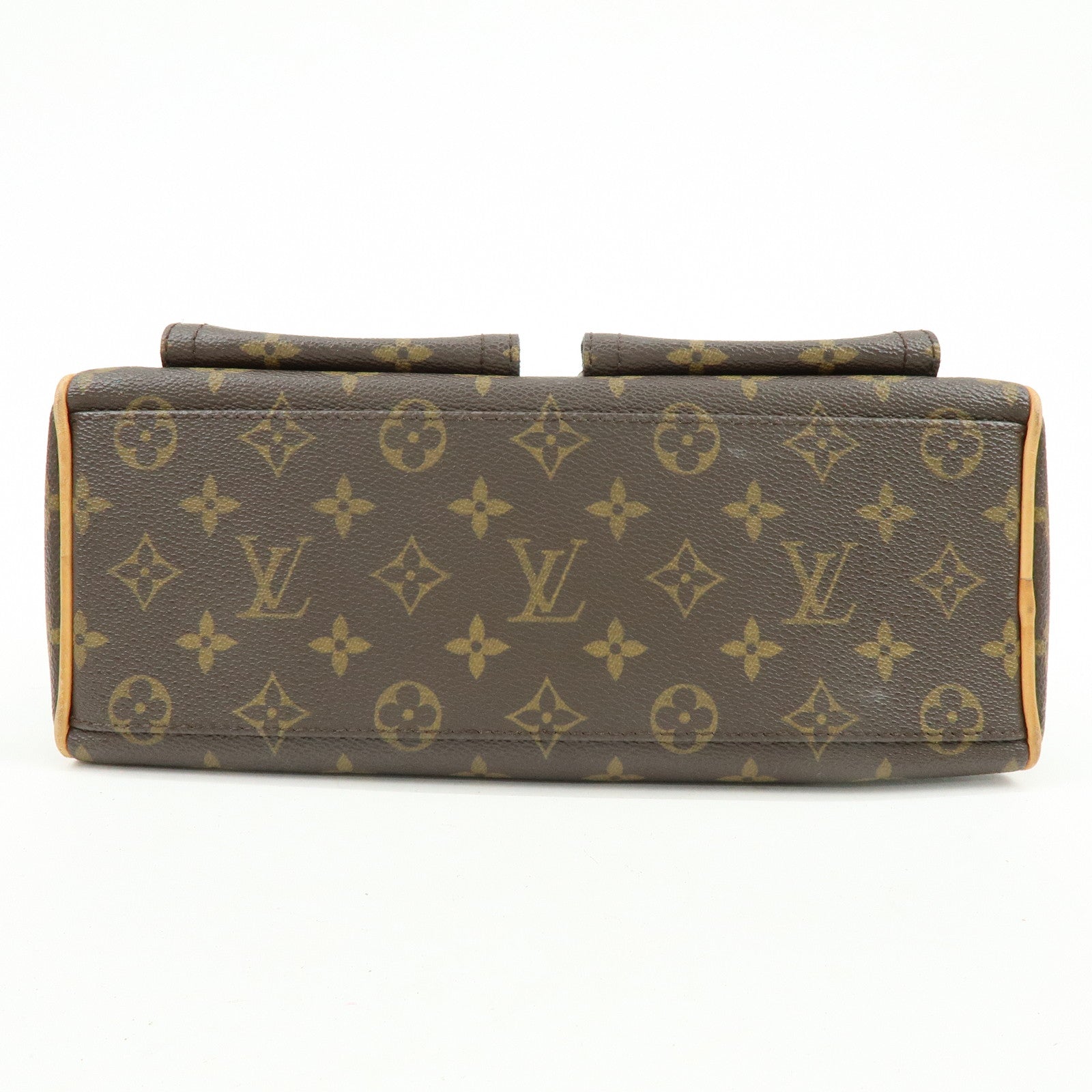 Louis Vuitton Monogram Manhattan PM Hand Bag Brown M40026