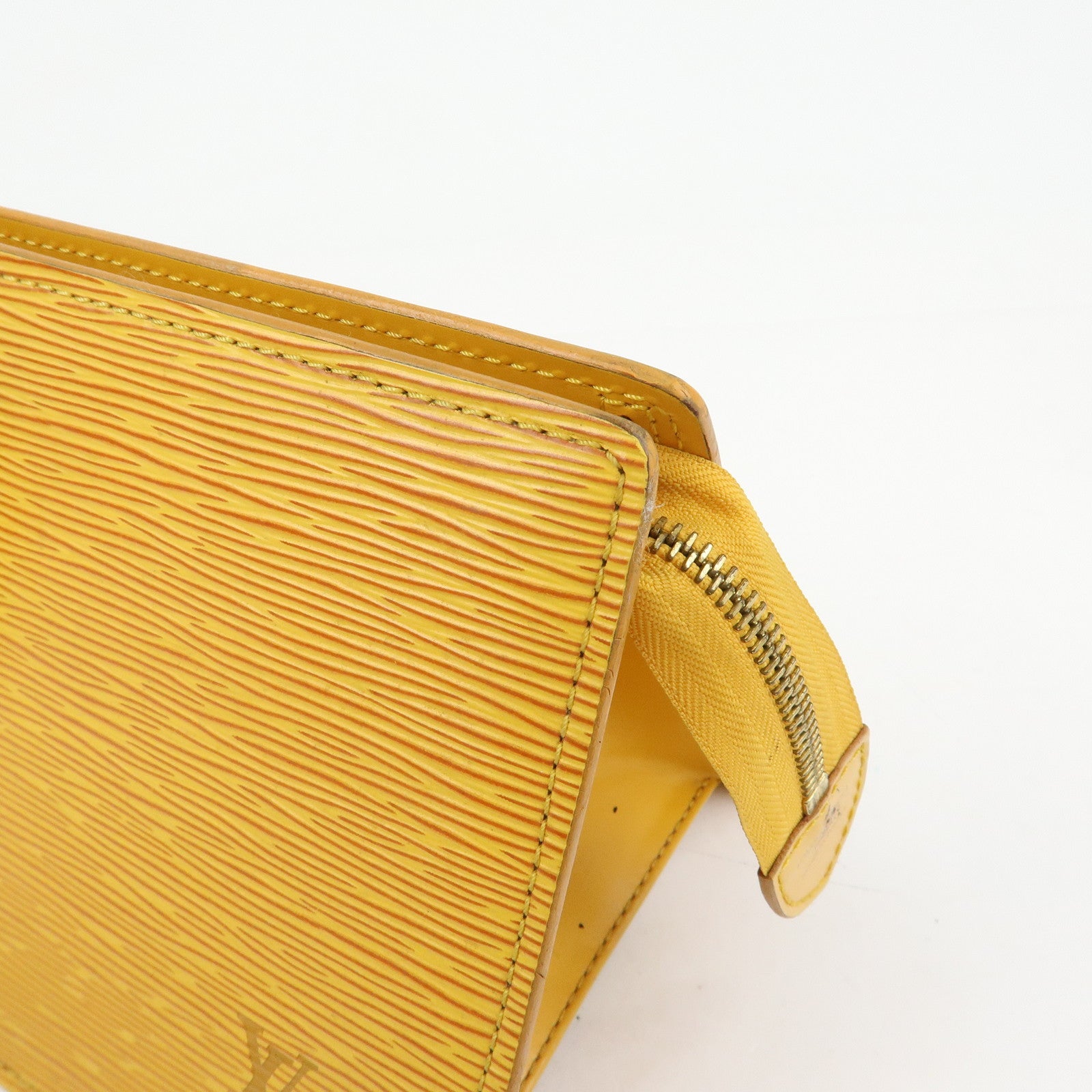 Louis Vuitton Epi Sac Triangle Hand Bag Tassili Yellow M52099