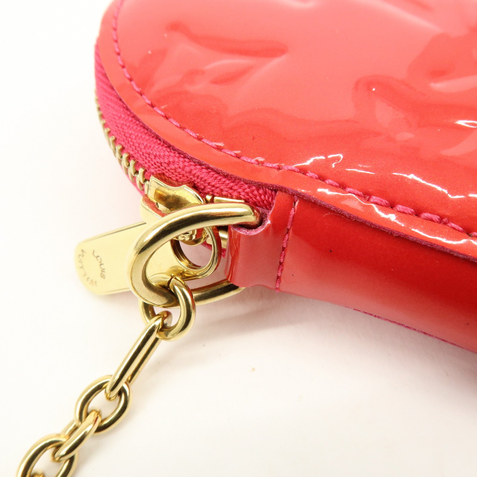 Louis Vuitton Monogram Vernis Porte Monnaie Coeur Coin Case M93657