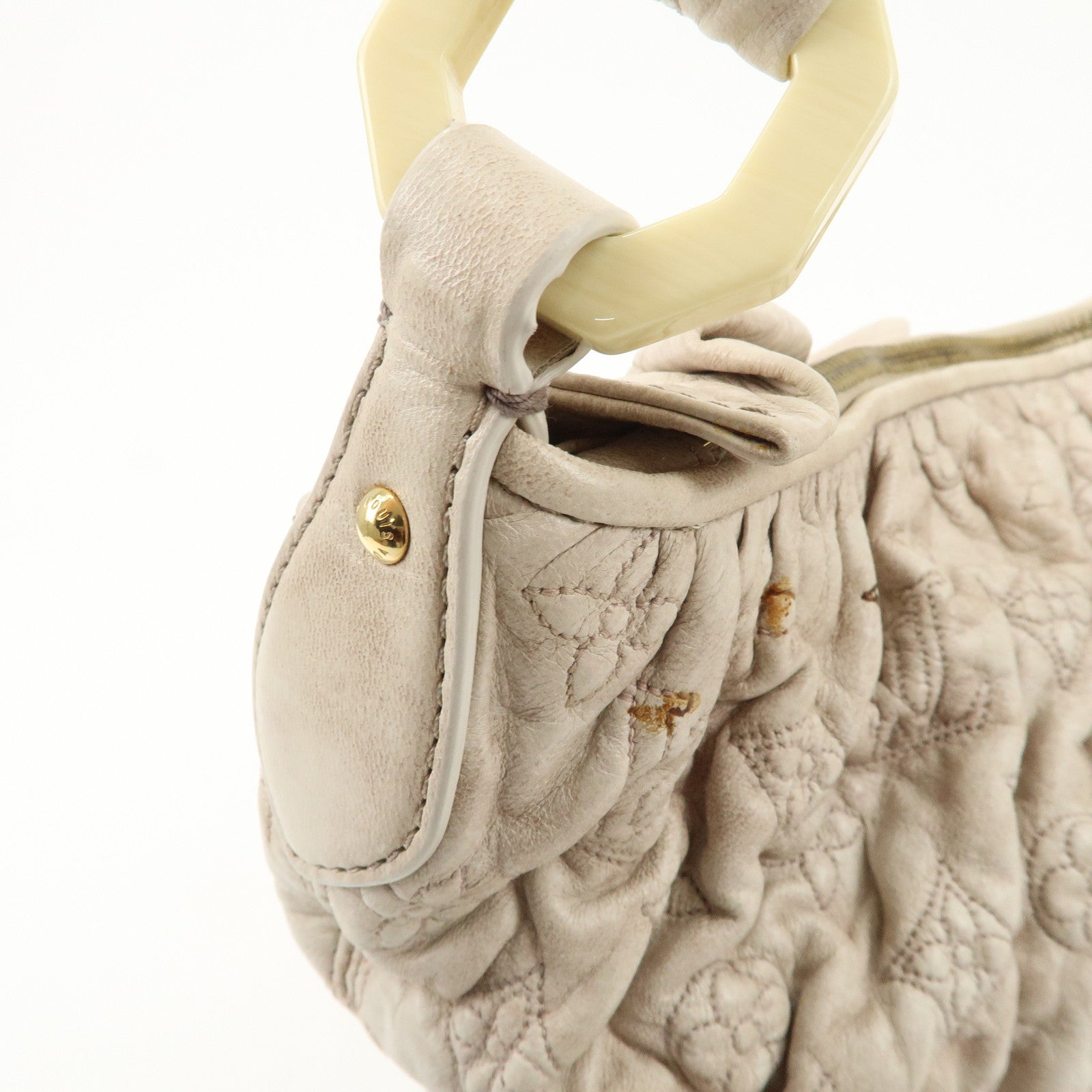 Louis Vuitton Leather Monogram O Lamp Nimbs GM Shoulder Bag M95423 Used