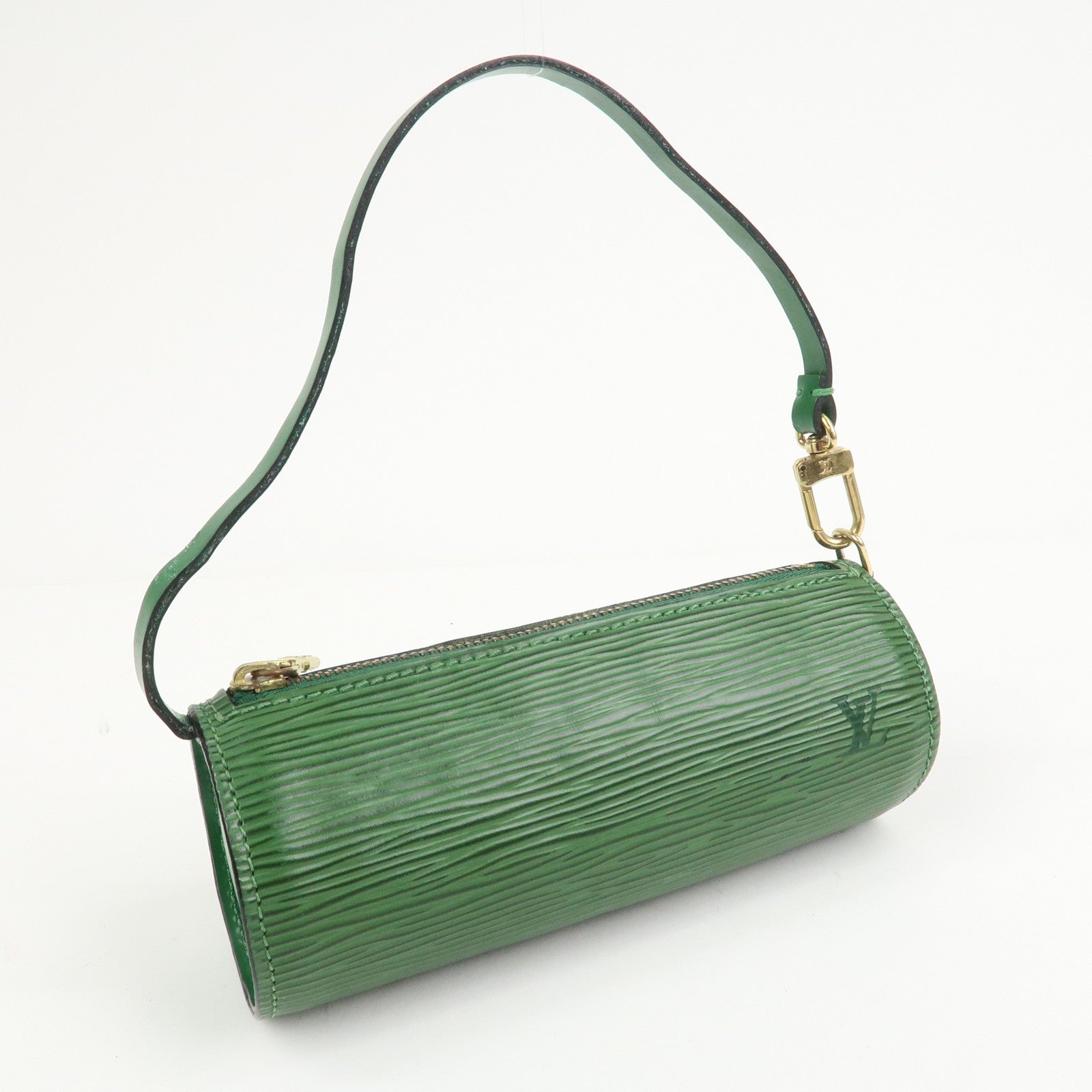 Louis Vuitton Epi Mini Pouch For Soufflot Hand Bag Borneo Green
