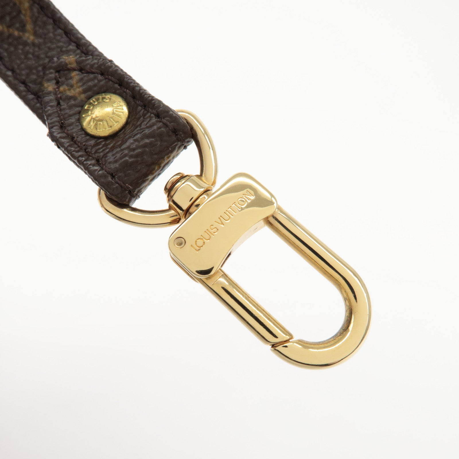 Louis Vuitton Monogram Canvas Shoulder Strap 120cm Brown J75010 Used