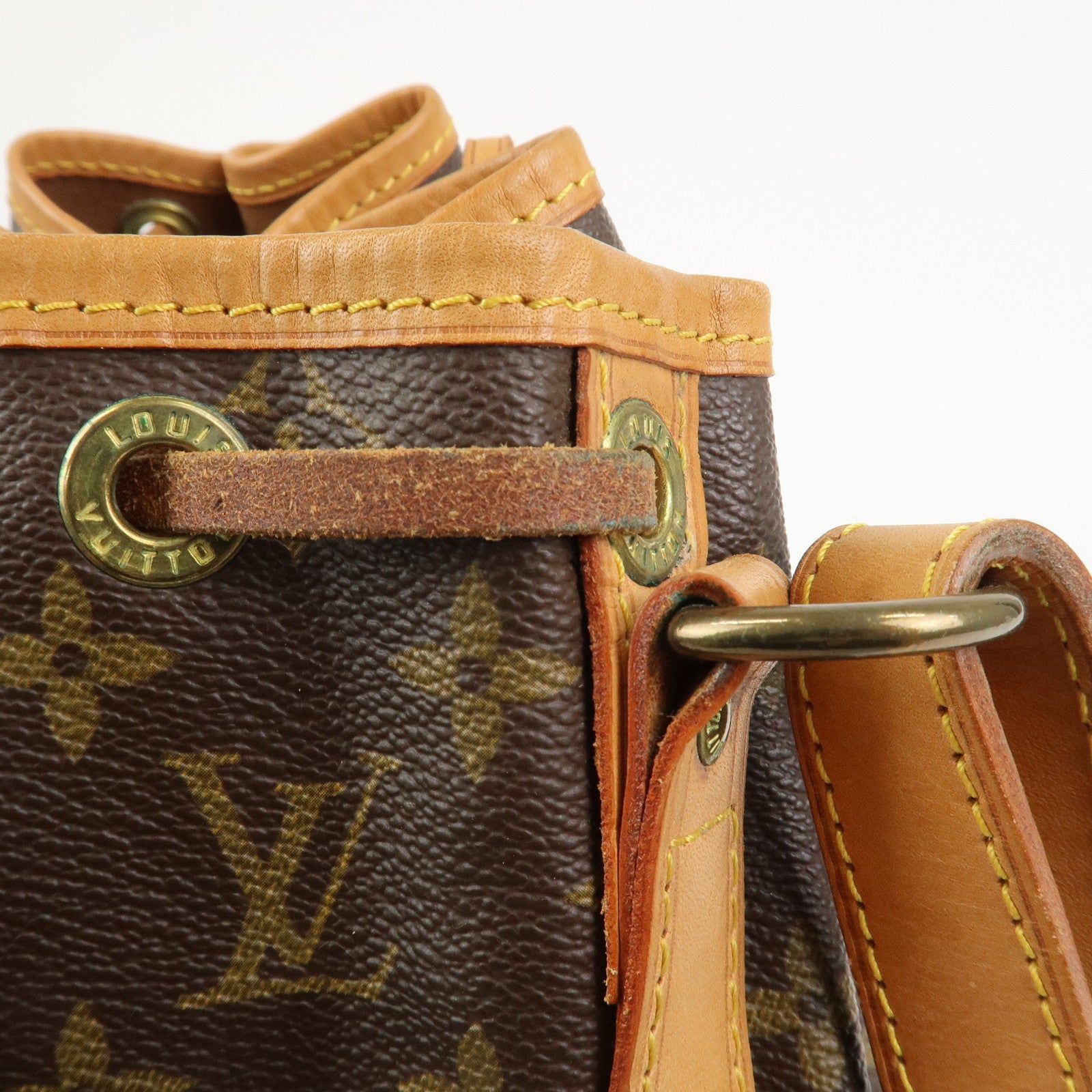 Louis Vuitton Monogram Noe Shoulder Bag Hand Bag Brown M42224