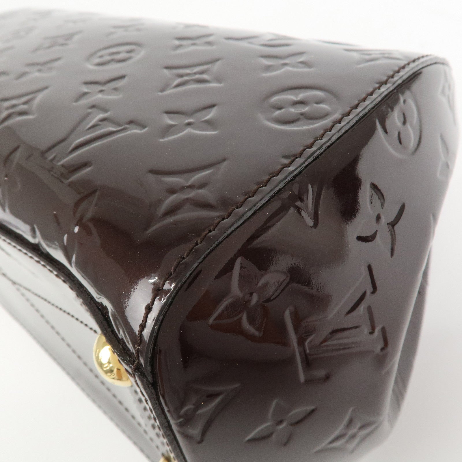Louis Vuitton Monogram Vernis Montana Hand Bag Amarante M90057