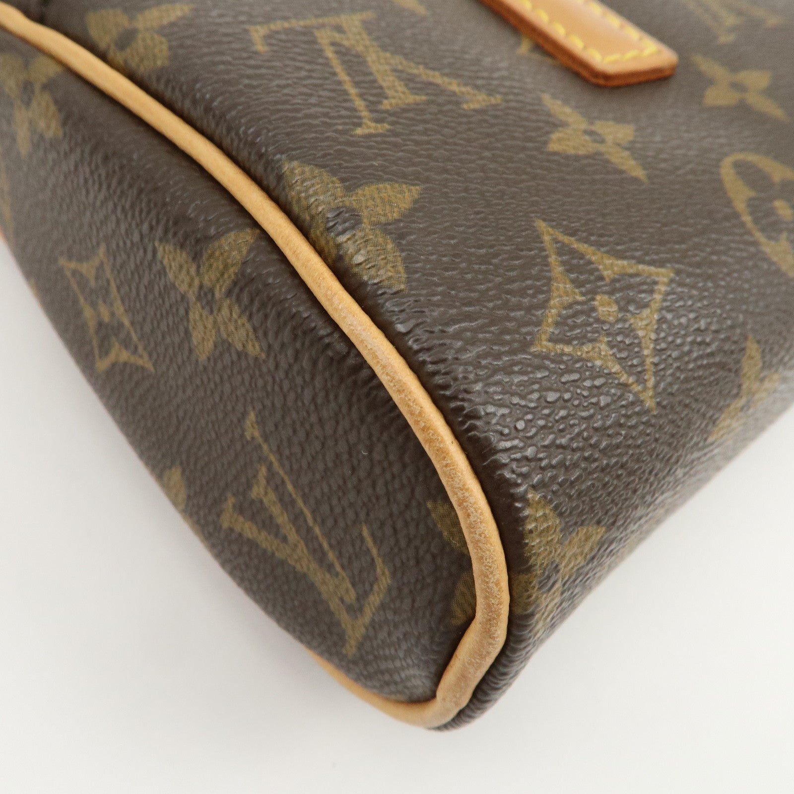 Louis Vuitton Monogram Sonatine Hand Bag Brown M51902