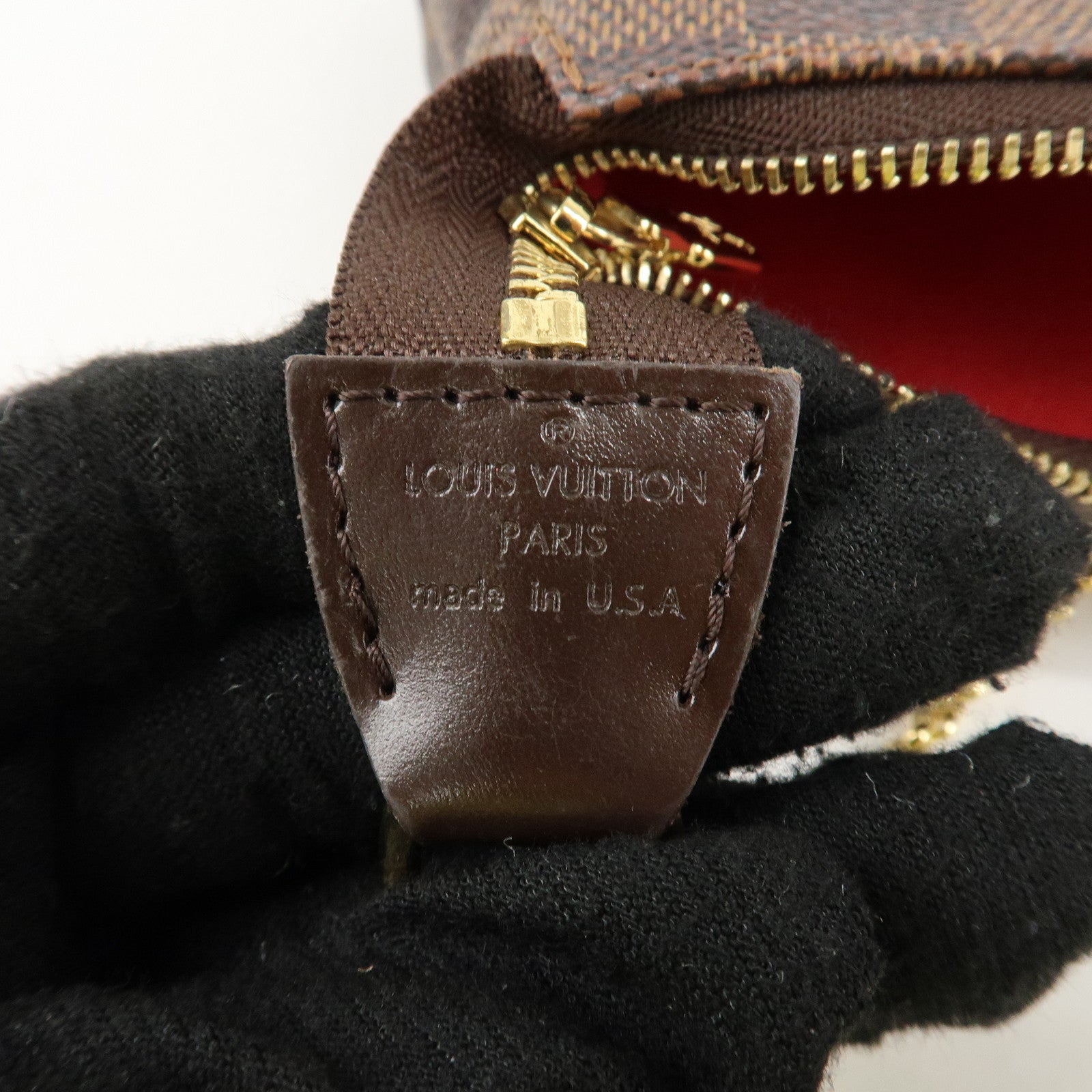 Louis Vuitton Damier Eva 2Way Hand Bag Shoulder Bag Damier Ebene N55213 Used