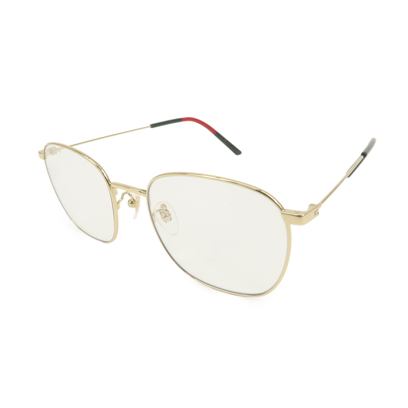 GUCCI Sherry Plastic Metal Glasses Gold GG0681S 001 54□20-150 L