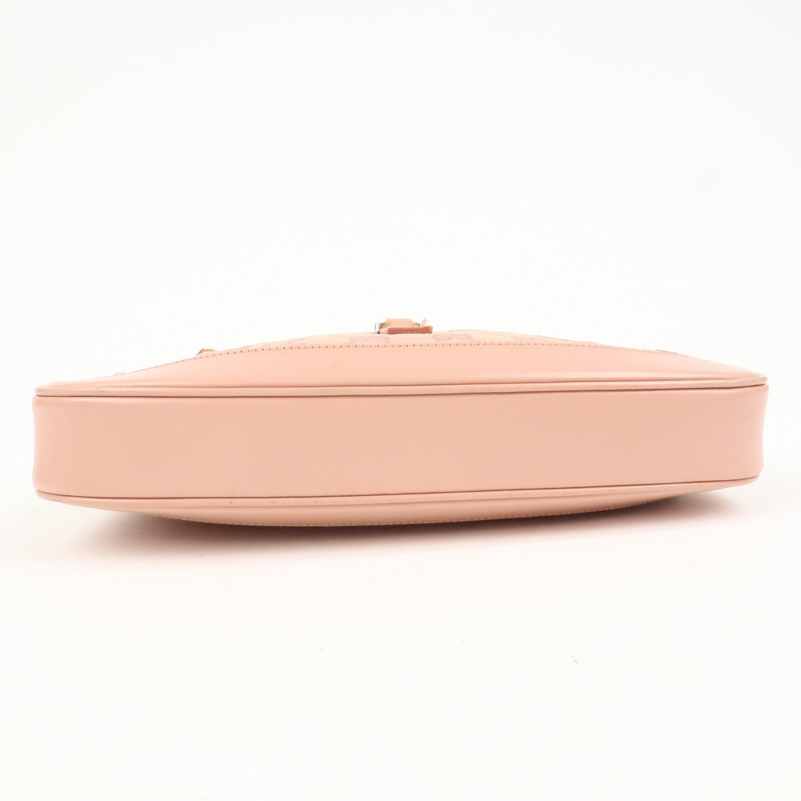 GUCCI Jackie Canvas Leather Shoulder Hand Bag Pink 001.3735