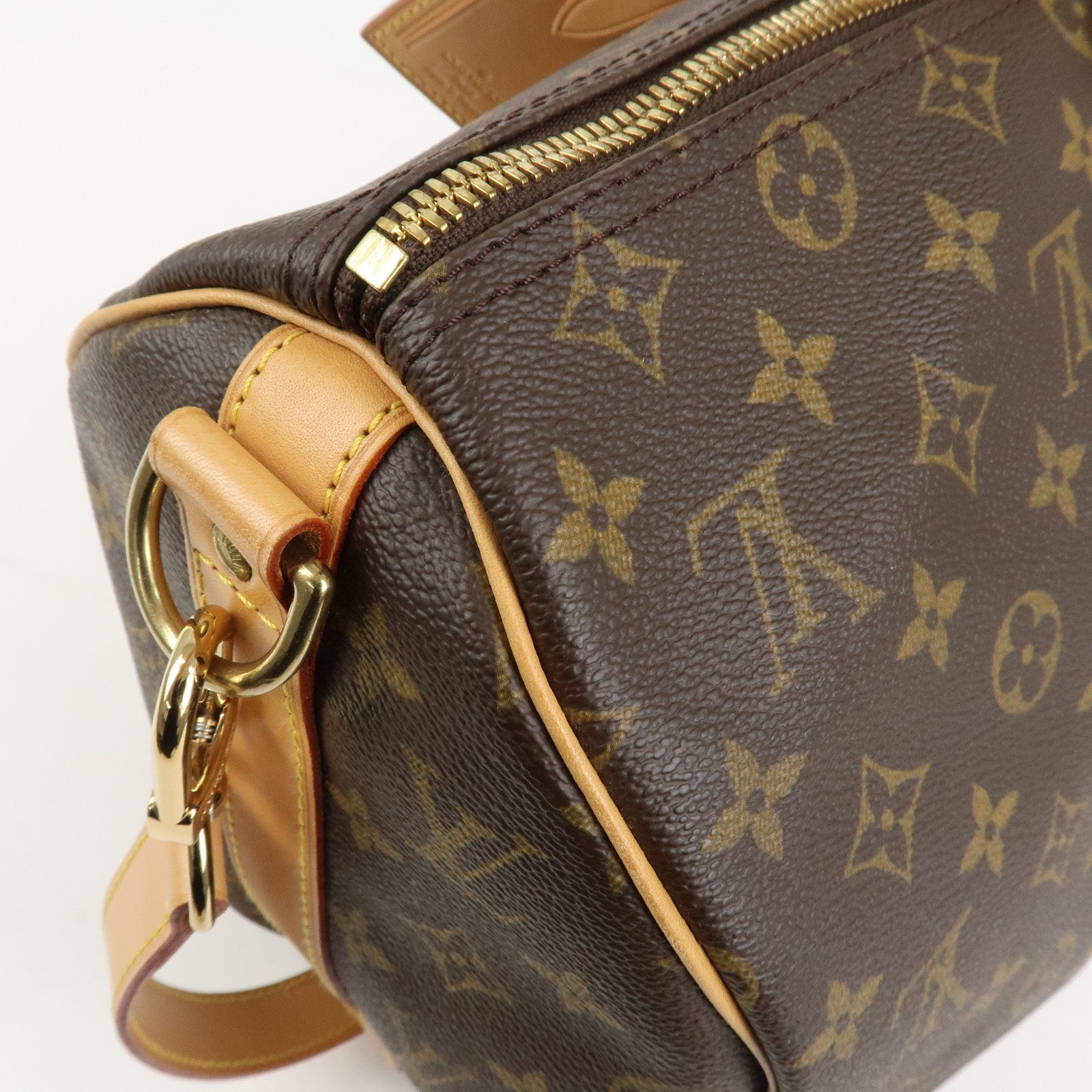 Louis Vuitton Monogram Keep All Bandouliere 45 Boston Bag M41418