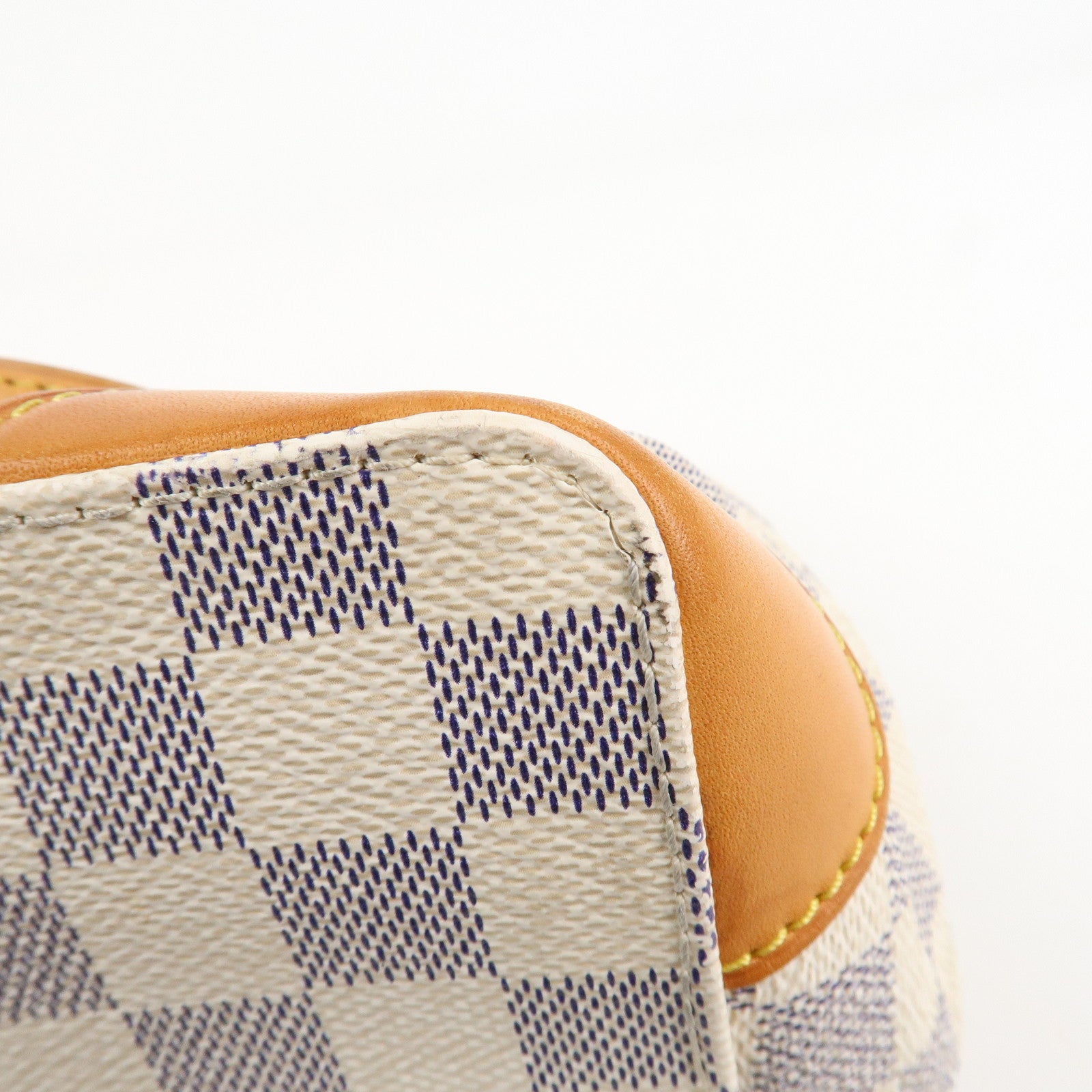 Louis Vuitton Damier Azur Hampstead PM Hand Bag Ivory N51207