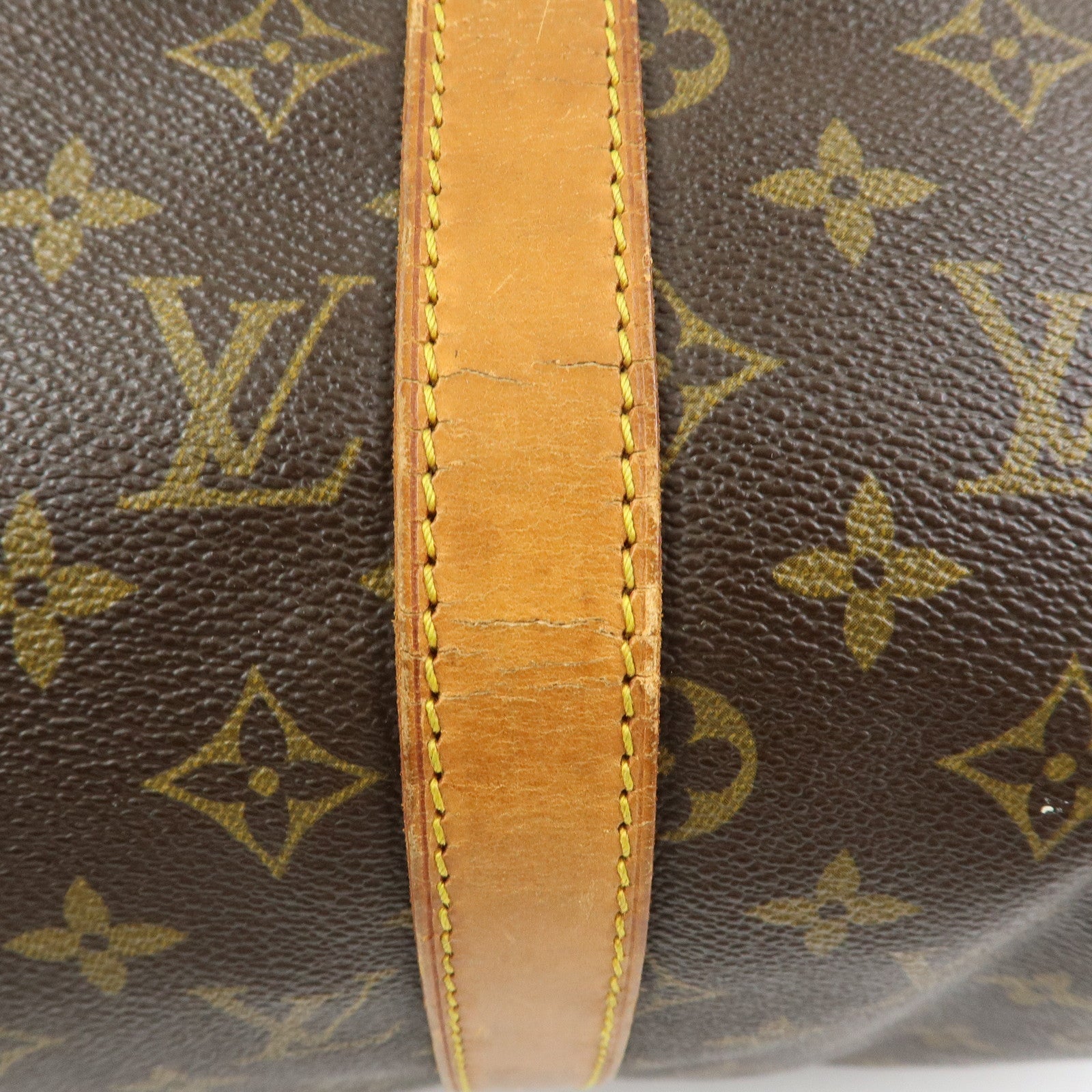 Louis Vuitton Monogram Keep All Bandouliere 50 Boston Bag M41416