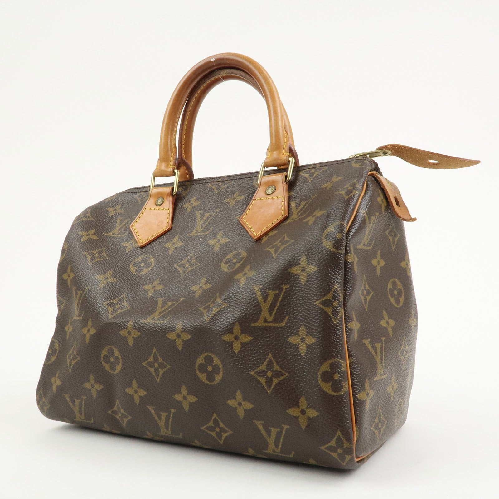 Louis Vuitton Monogram Speedy 25 Boston Bag Hand Bag Brown M41528