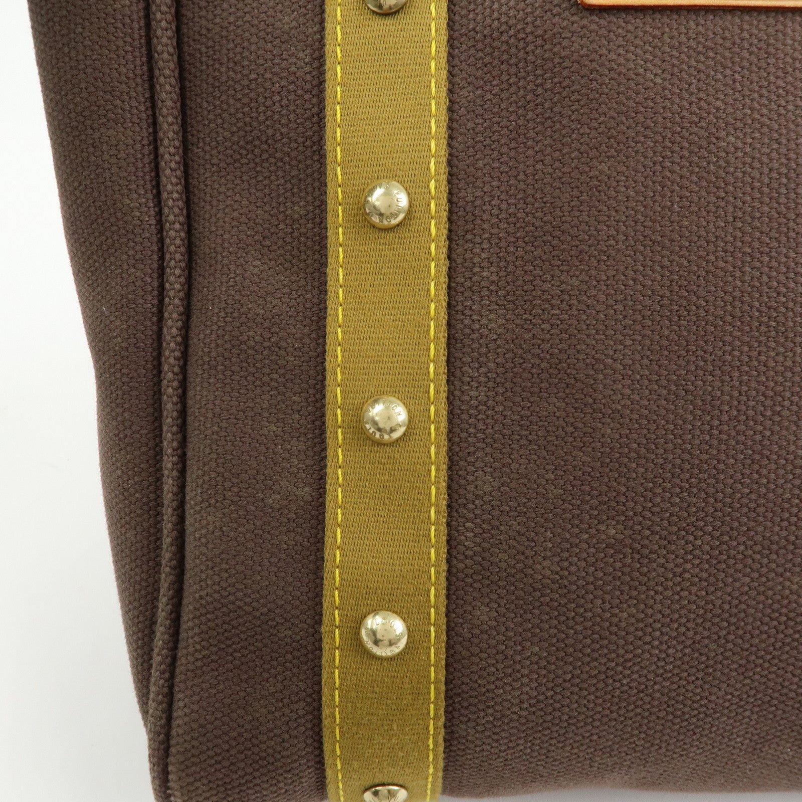 Louis Vuitton Antigua Cabas MM Tote Bag Shoulder Bag Brown M40086