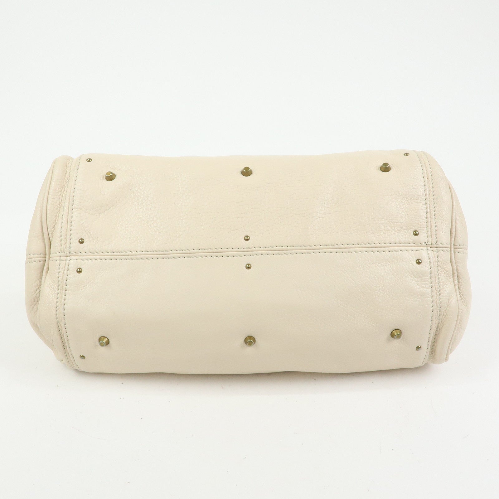 Chloe Paddington Leather Medium Hand Bag Shoulder Bag Ivory