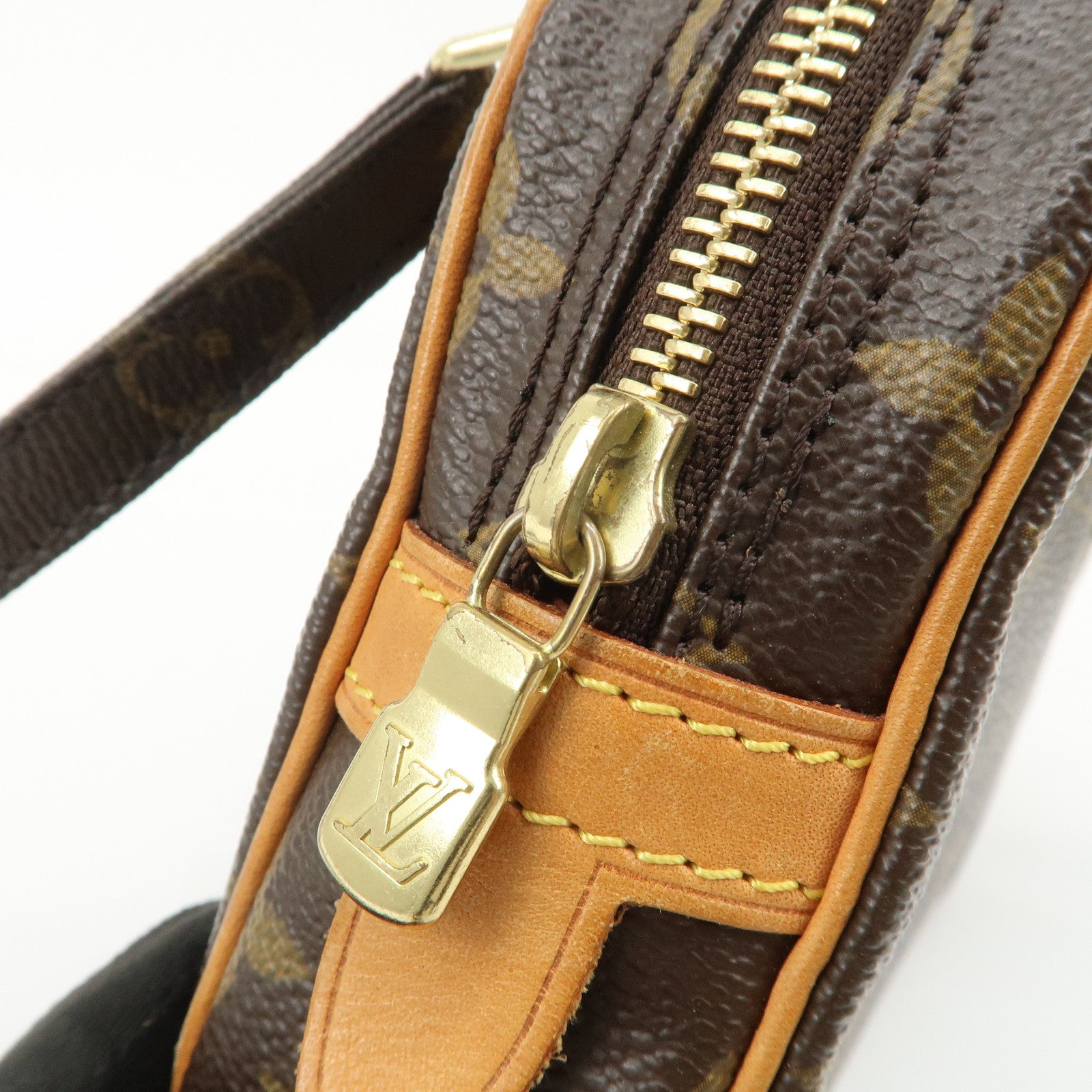 Louis Vuitton Monogram Pochette Marly Bandouliere Bag Brown M51828