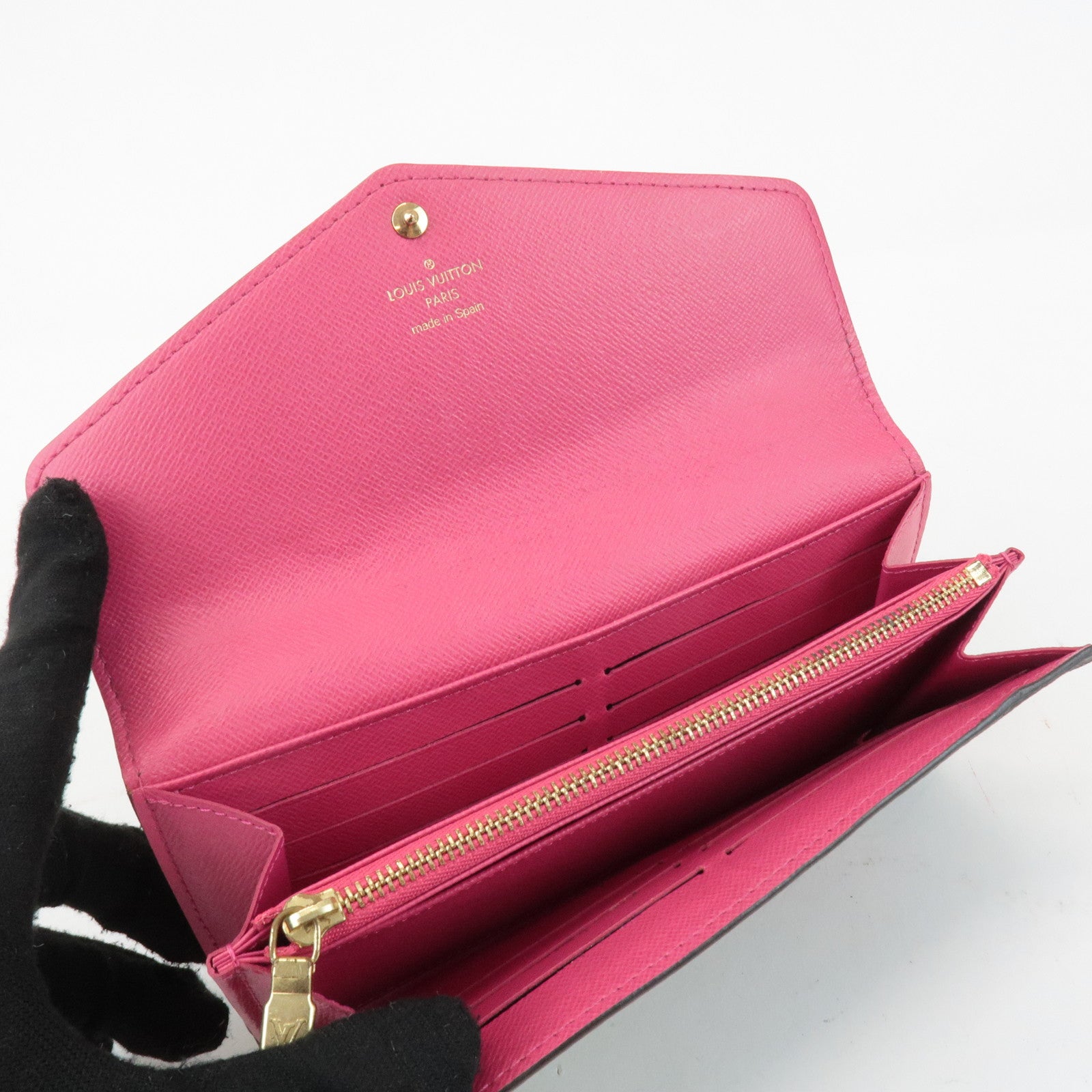 Louis Vuitton Monogram LV Stories Portefeuille Sarah Long Wallet M63318 Used