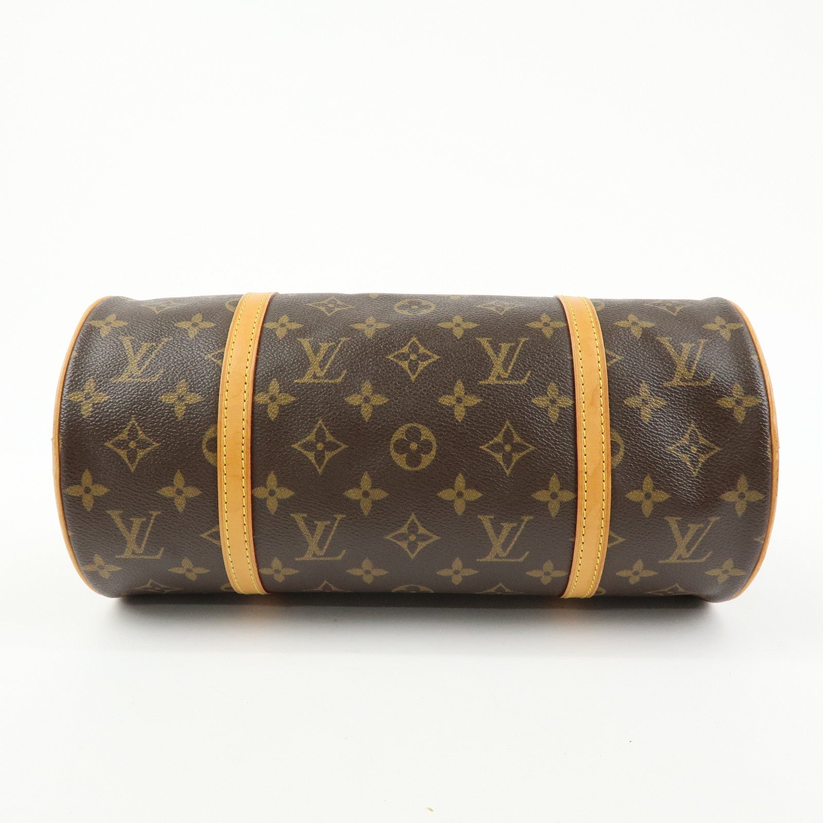Louis Vuitton Monogram Papillon 30 Hand Bag Brown M51385