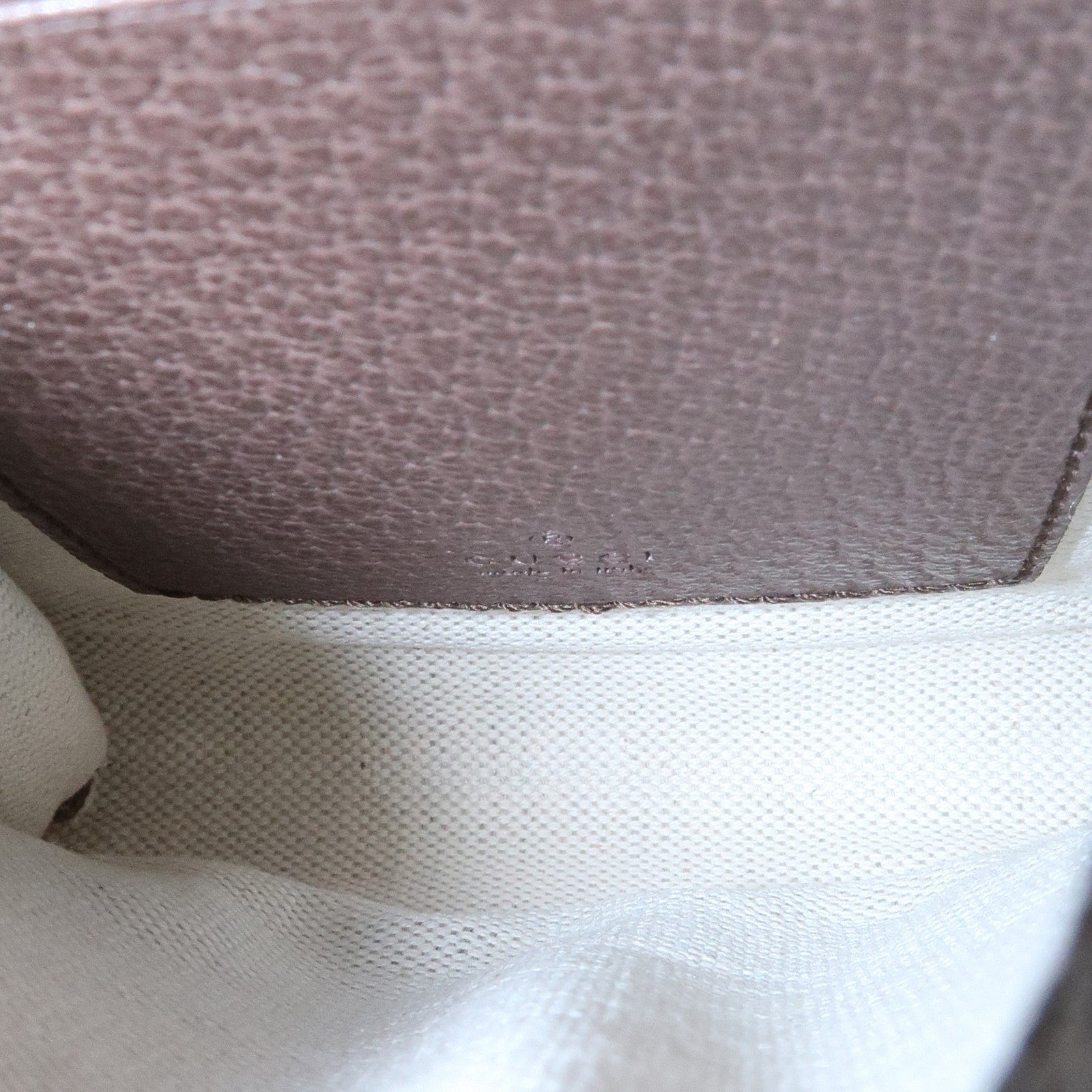 GUCCI Ophidia Sherry GG Supreme PVC Mini Shoulder Bag Beige 625757