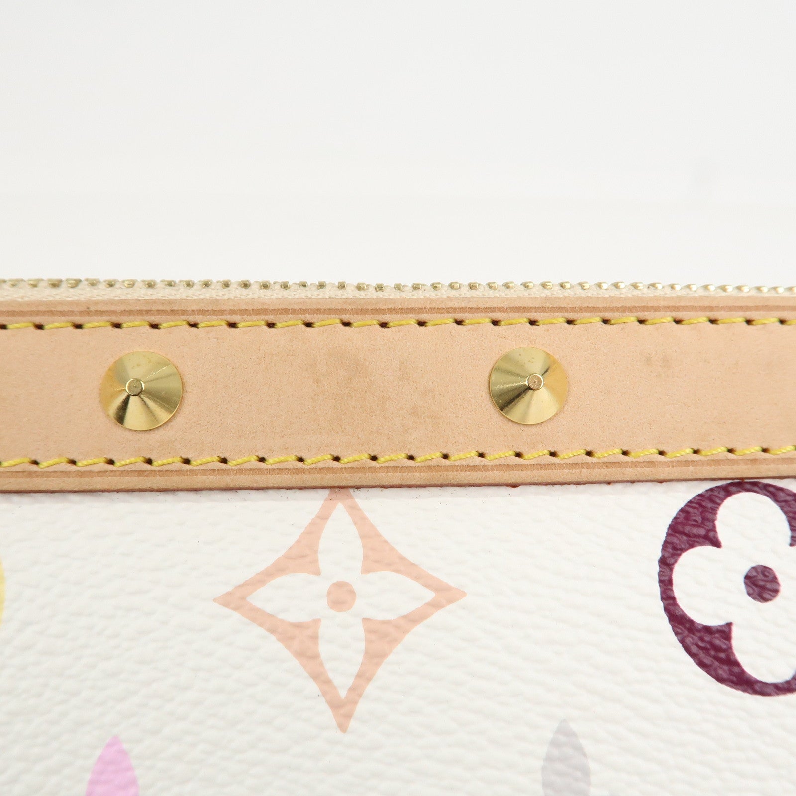 Louis Vuitton Monogram Multicolor Pochette Accessoires Blanc M92649