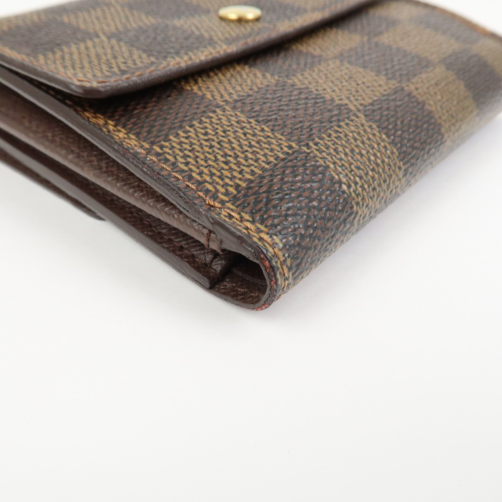 Louis Vuitton Damier Portefeuille Élise Bi-fold Wallet Brown N61654