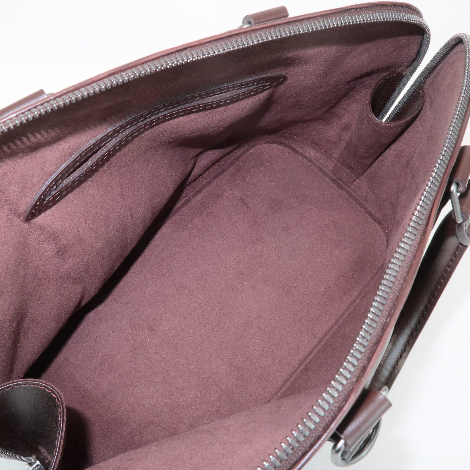 Louis Vuitton Epi Leather Alma PM Hand Bag Mocha Brown M5214D Used