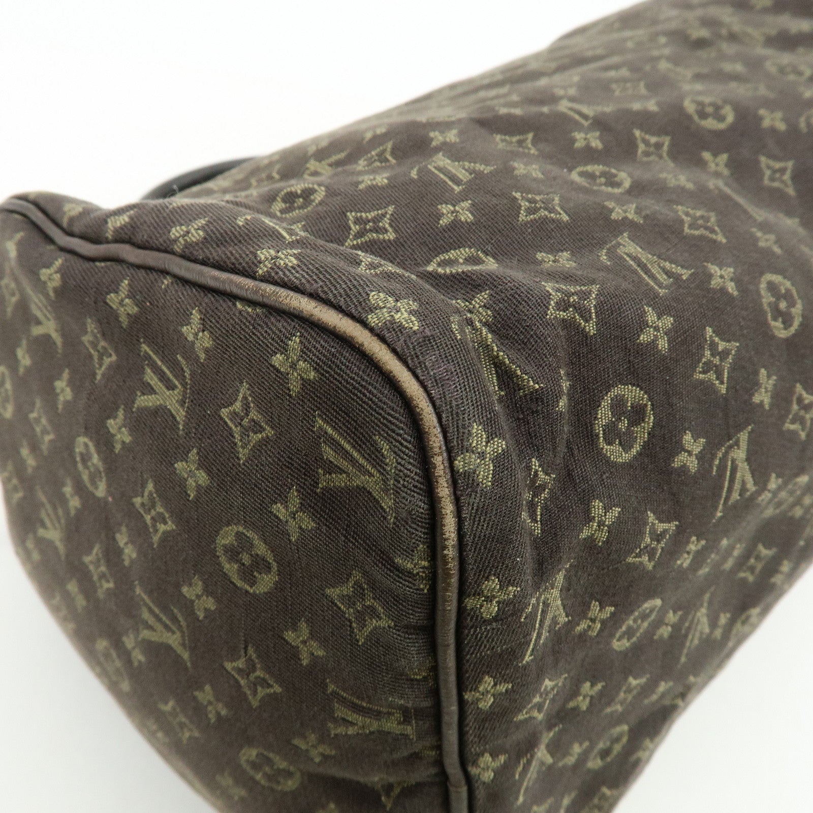 Louis Vuitton Monogram Mini Lin Speedy 30 Boston Bag Ebene M95224