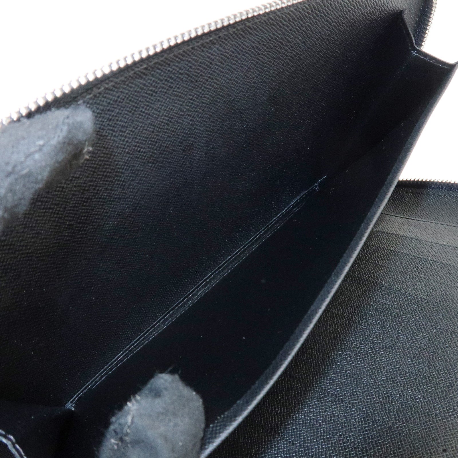Louis Vuitton Taiga Leather Organizer Long Wallet Ardoise M30652 Used