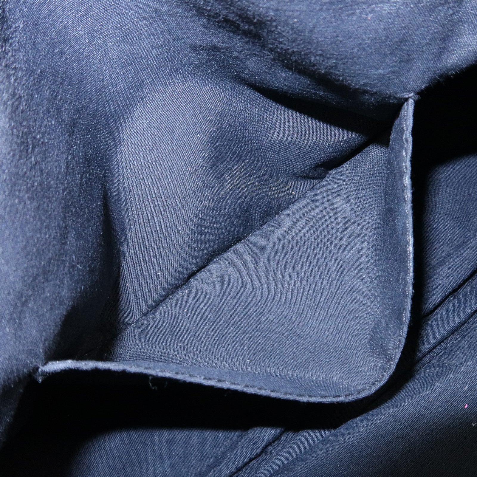 HERMES Canvas Leather Bolide Pouch MM Cosmetic Pouch Black