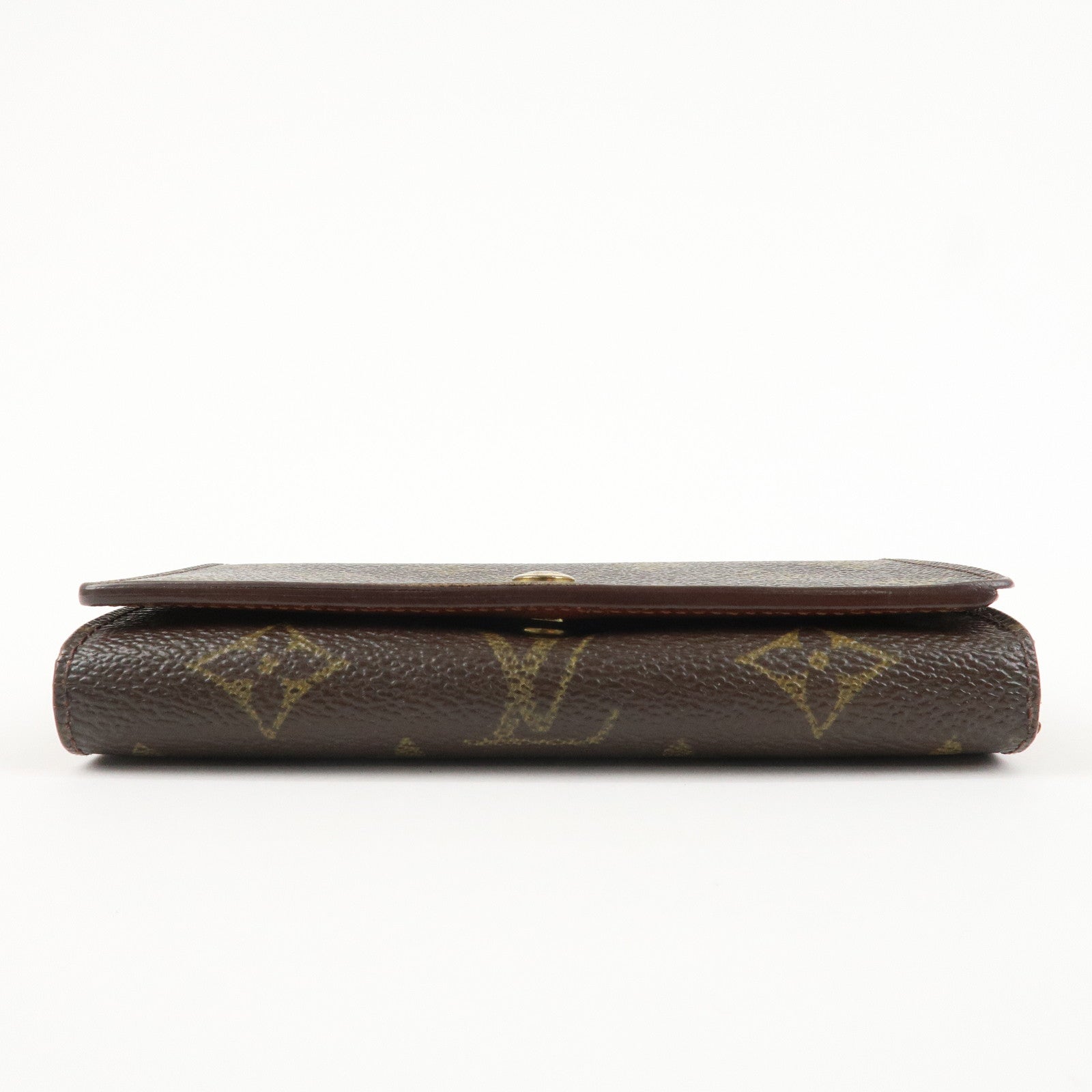 Louis Vuitton Monogram Porte Monnaie Billets Tresor Wallet M61730 Used