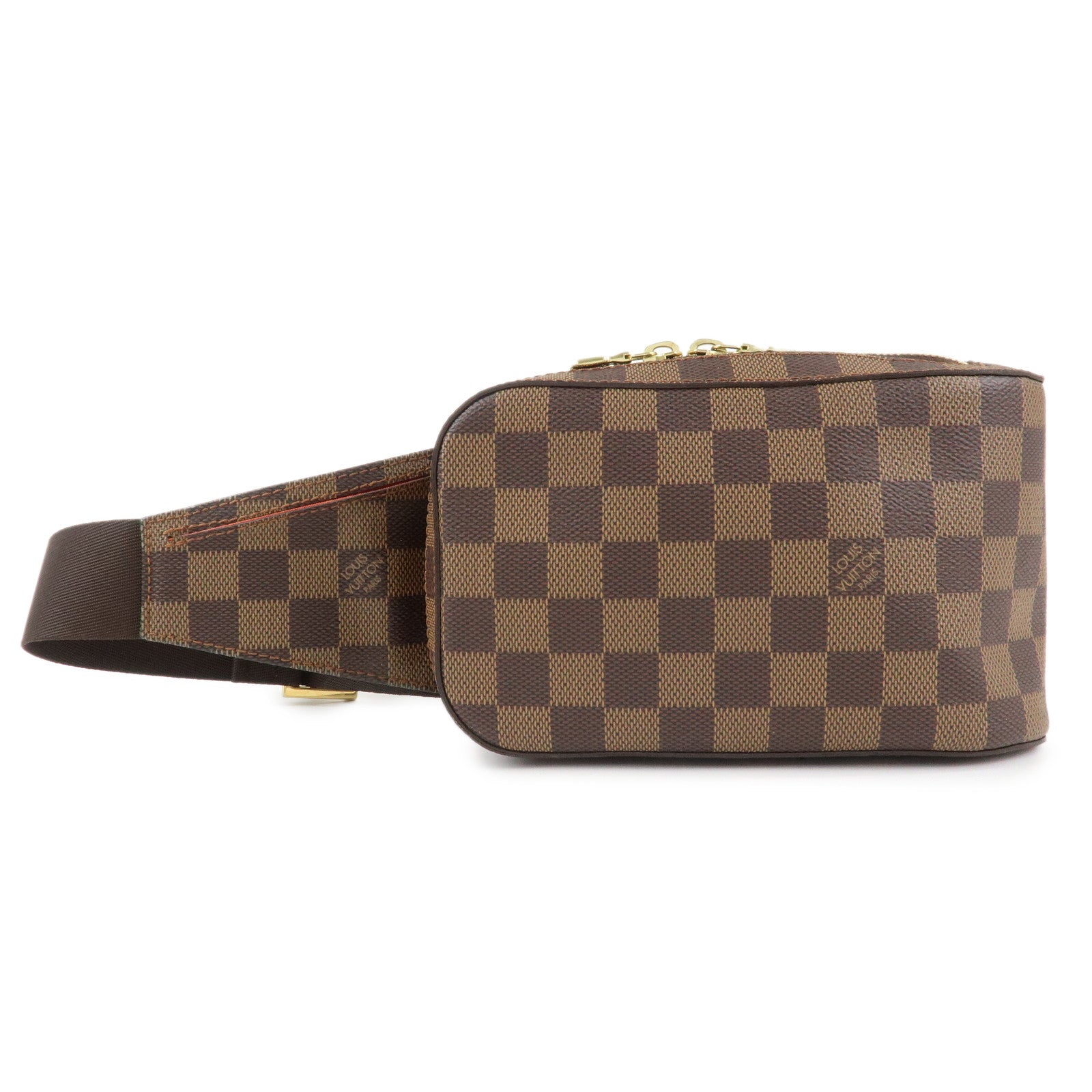 Louis Vuitton Damier Ebene Geronimos Cross Body Waist Bag N51994 Used