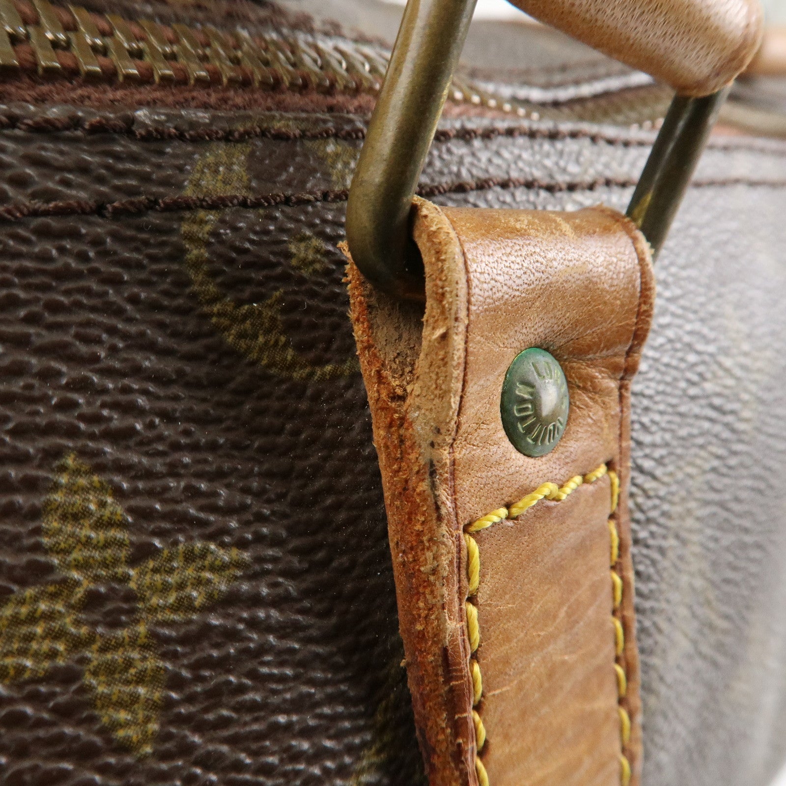 Louis Vuitton Monogram Keep All 50 Bag Boston Bag Brown M41426 Used