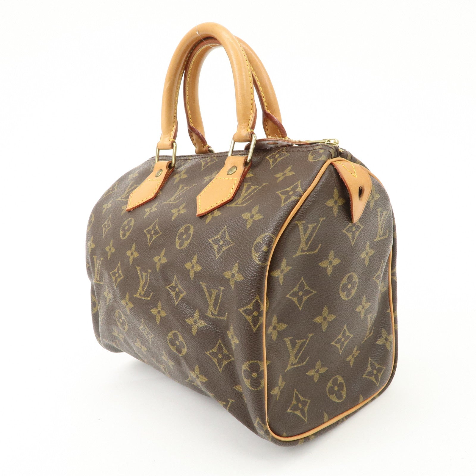 Louis Vuitton Monogram Speedy 25 Hand Bag Boston Bag M41528 Used